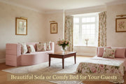 75.5 inch Folding Sofa Bed 2-in-1 Convertible Teddy Fleece Floor Loveseat with 2 Comfortable Pillows-Pink-Sofas & Loveseats-DECOROLALA