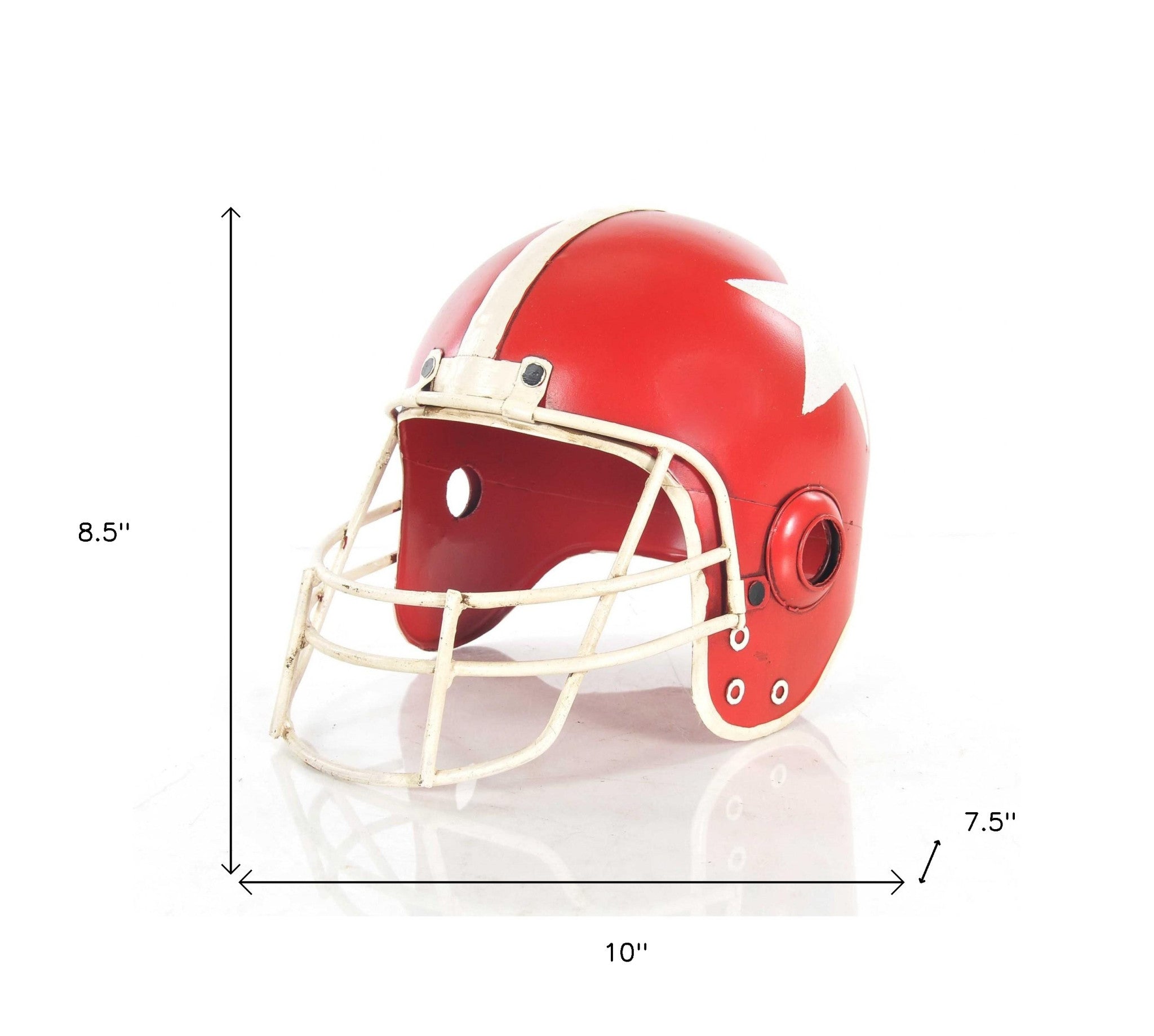 7.5" X 10" X 8.5" Football Helmet-Sculptures-DECOROLALA