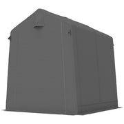 7.5' x 6.2' Portable Shed - Waterproof Bike Tent Dark Grey-Patio & Garden > Lawn & Garden > Sheds > Portable Shed-DECOROLALA