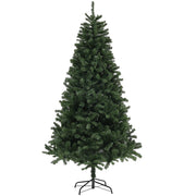7.5ft Artificial Christmas Tree - Green Hinged 1346 Tips-Home Furnishings > Holiday & Seasonal > Christmas Trees > Artificial Christmas Trees-DECOROLALA