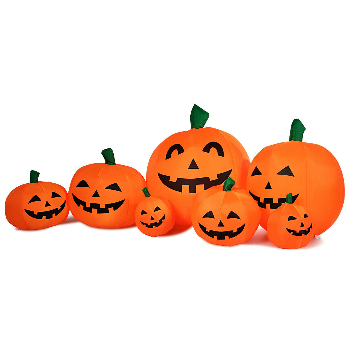 7.5ft Halloween Inflatable Pumpkin Patch with LED Lights-Halloween-DECOROLALA