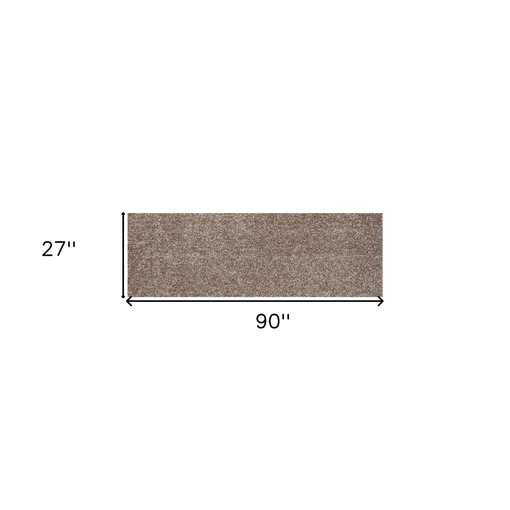 8' Beige And Brown Abstract Hand Woven Round Rug-Area Rugs-DECOROLALA