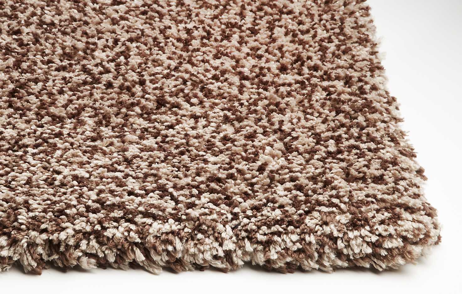 8' Beige And Brown Abstract Hand Woven Round Rug-Area Rugs-DECOROLALA