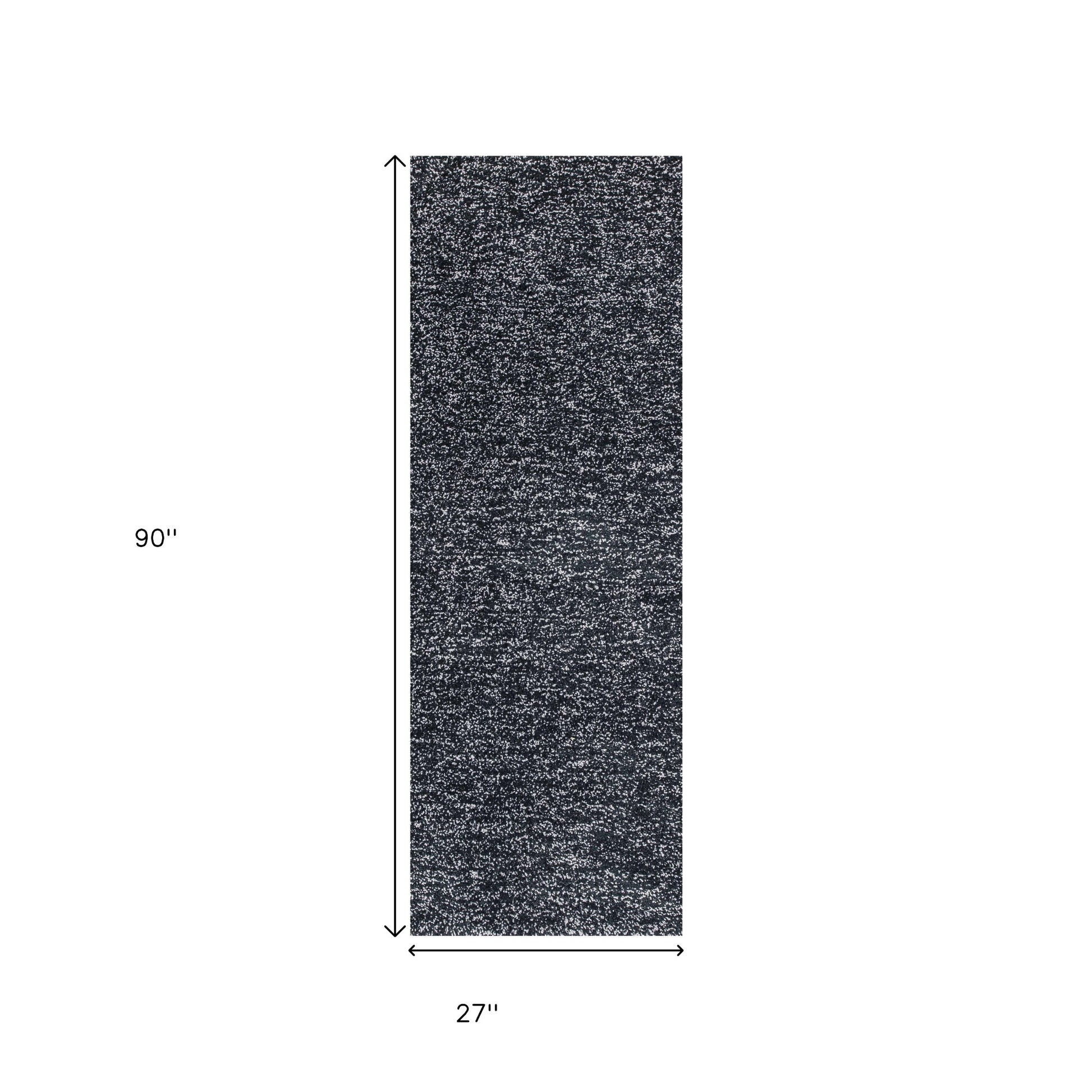 8' Black And White Hand Woven Round Rug-Area Rugs-DECOROLALA