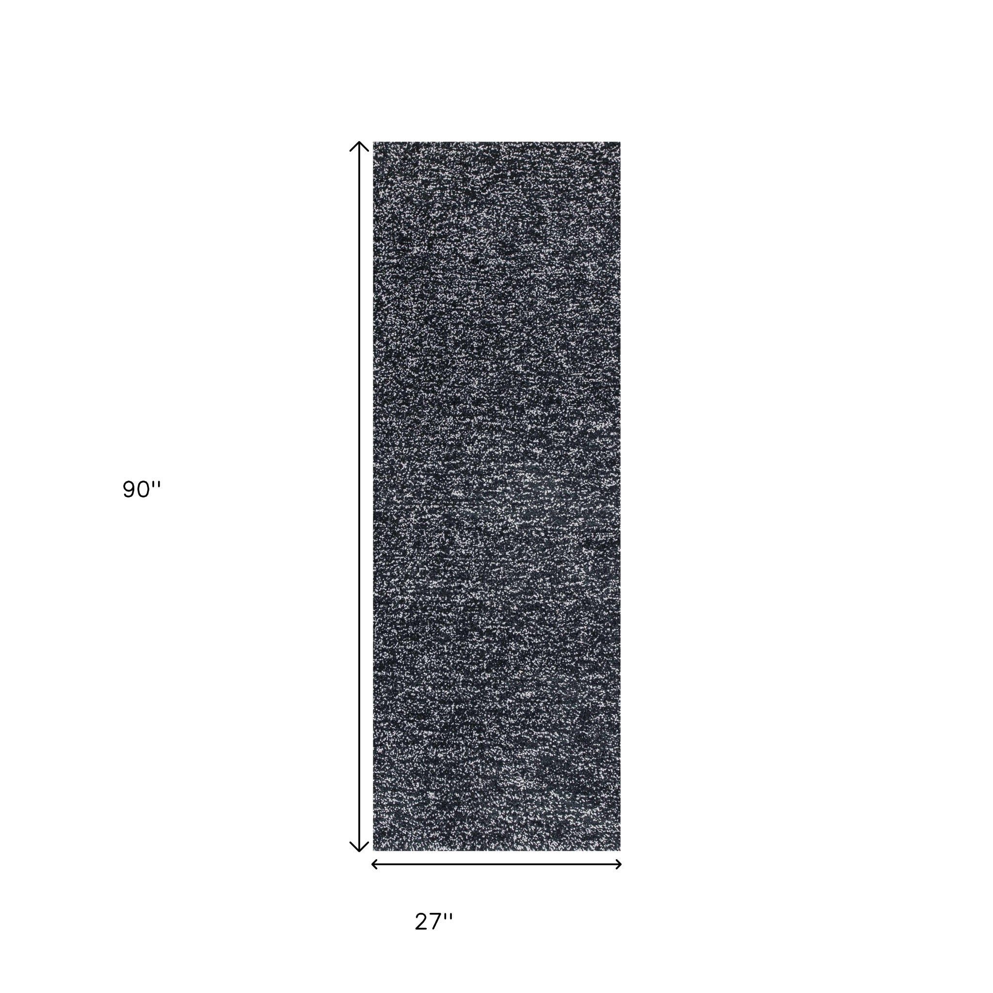 8' Black And White Hand Woven Round Rug-Area Rugs-DECOROLALA