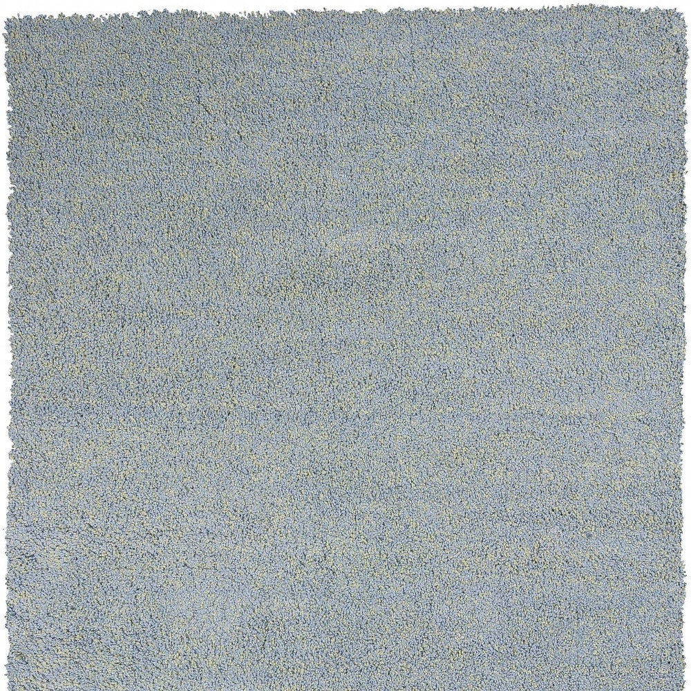 8' Blue Hand Woven Round Rug-Area Rugs-DECOROLALA