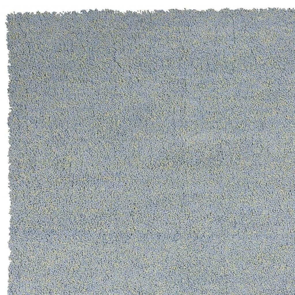 8' Blue Hand Woven Round Rug-Area Rugs-DECOROLALA