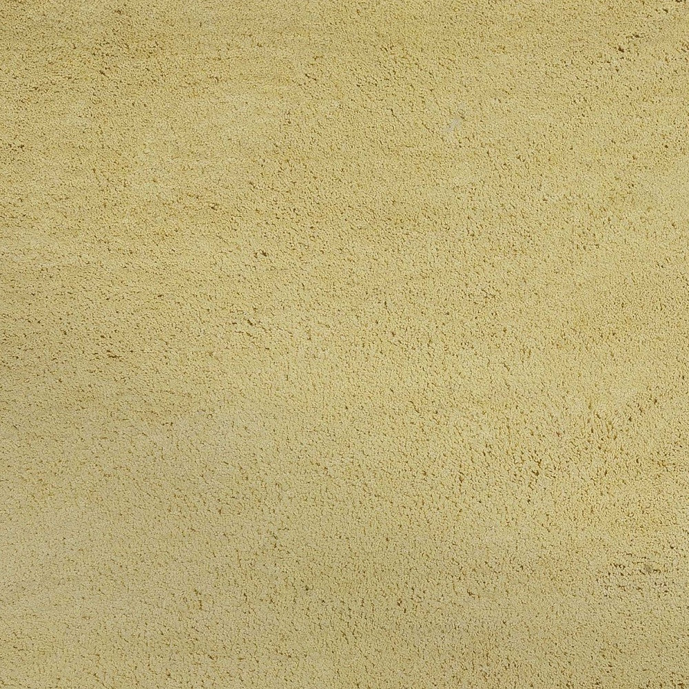 8' Canary Yellow Hand Woven Round Rug-Area Rugs-DECOROLALA