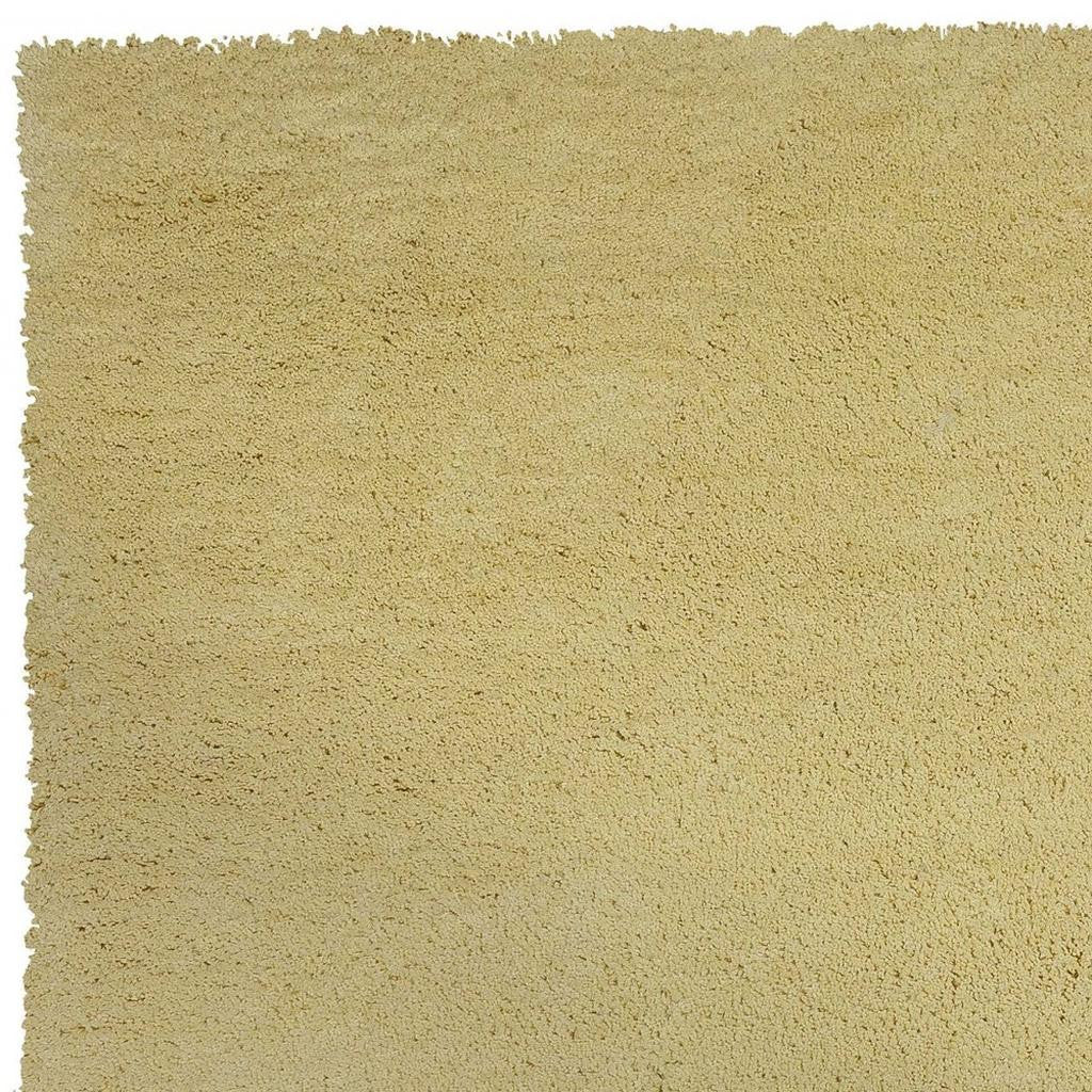 8' Canary Yellow Hand Woven Round Rug-Area Rugs-DECOROLALA