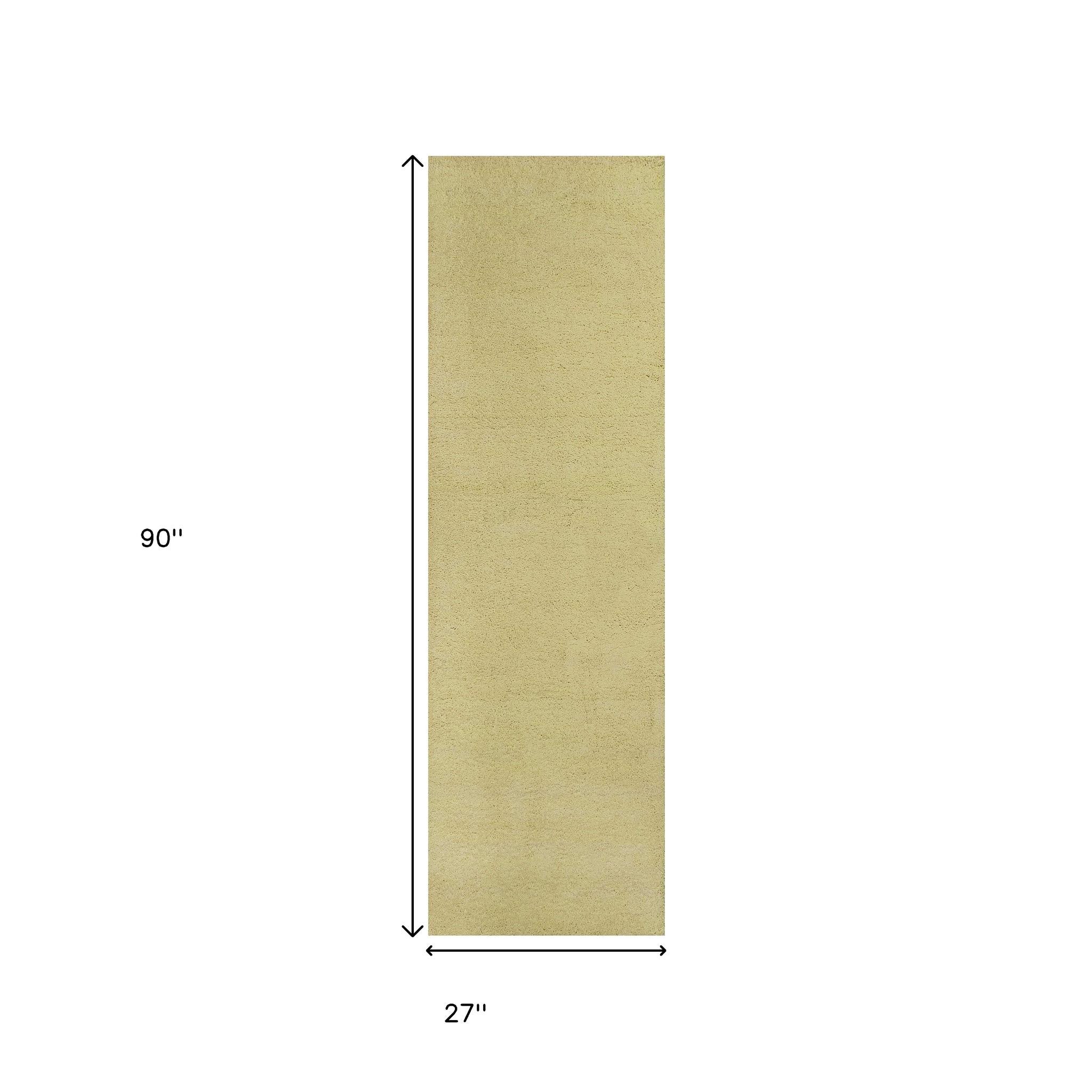 8' Canary Yellow Hand Woven Round Rug-Area Rugs-DECOROLALA