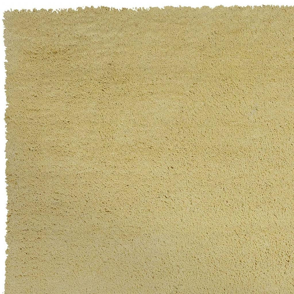 8' Canary Yellow Hand Woven Round Rug-Area Rugs-DECOROLALA