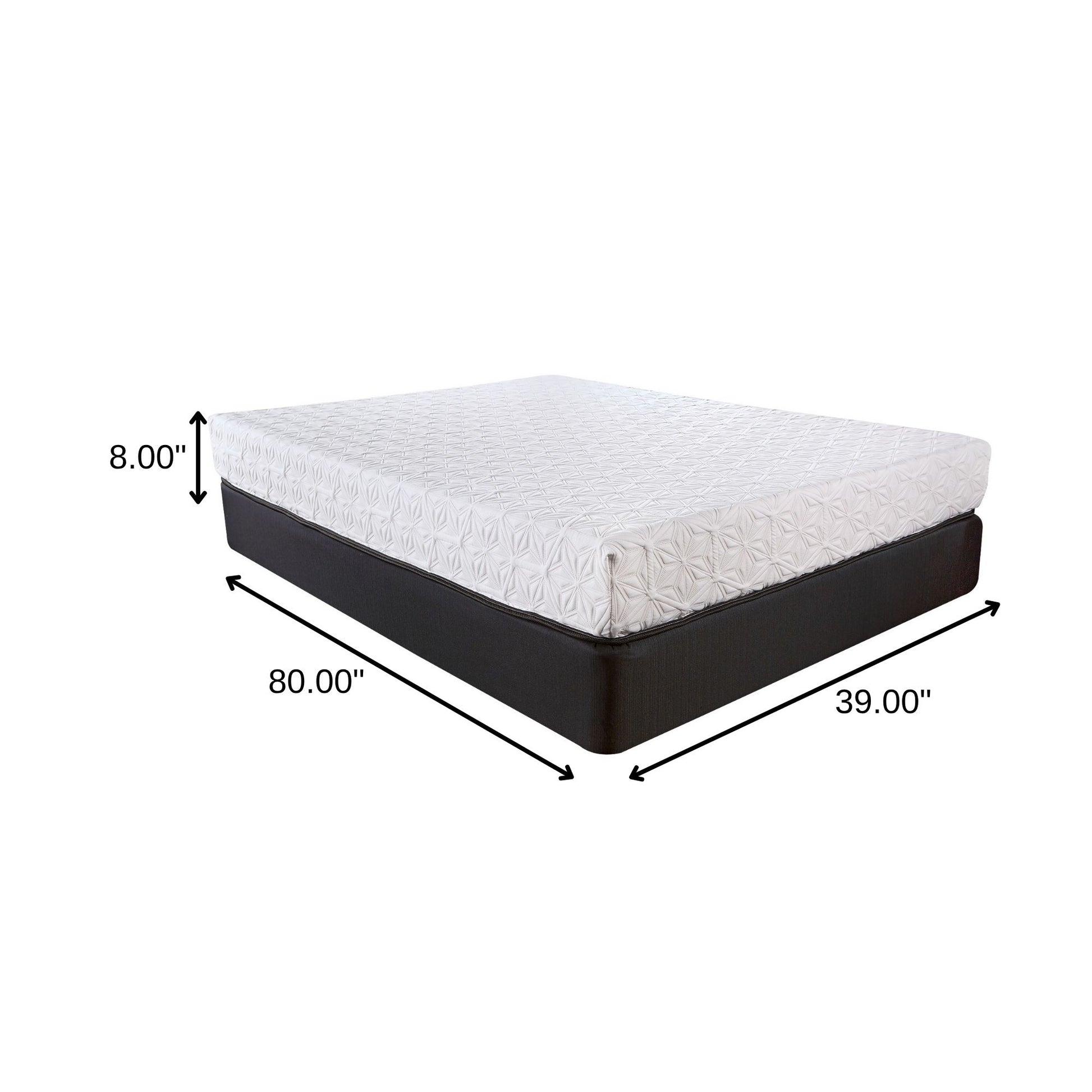 8" Foam Gel Memory Foam Mattress-Foam Mattresses-DECOROLALA