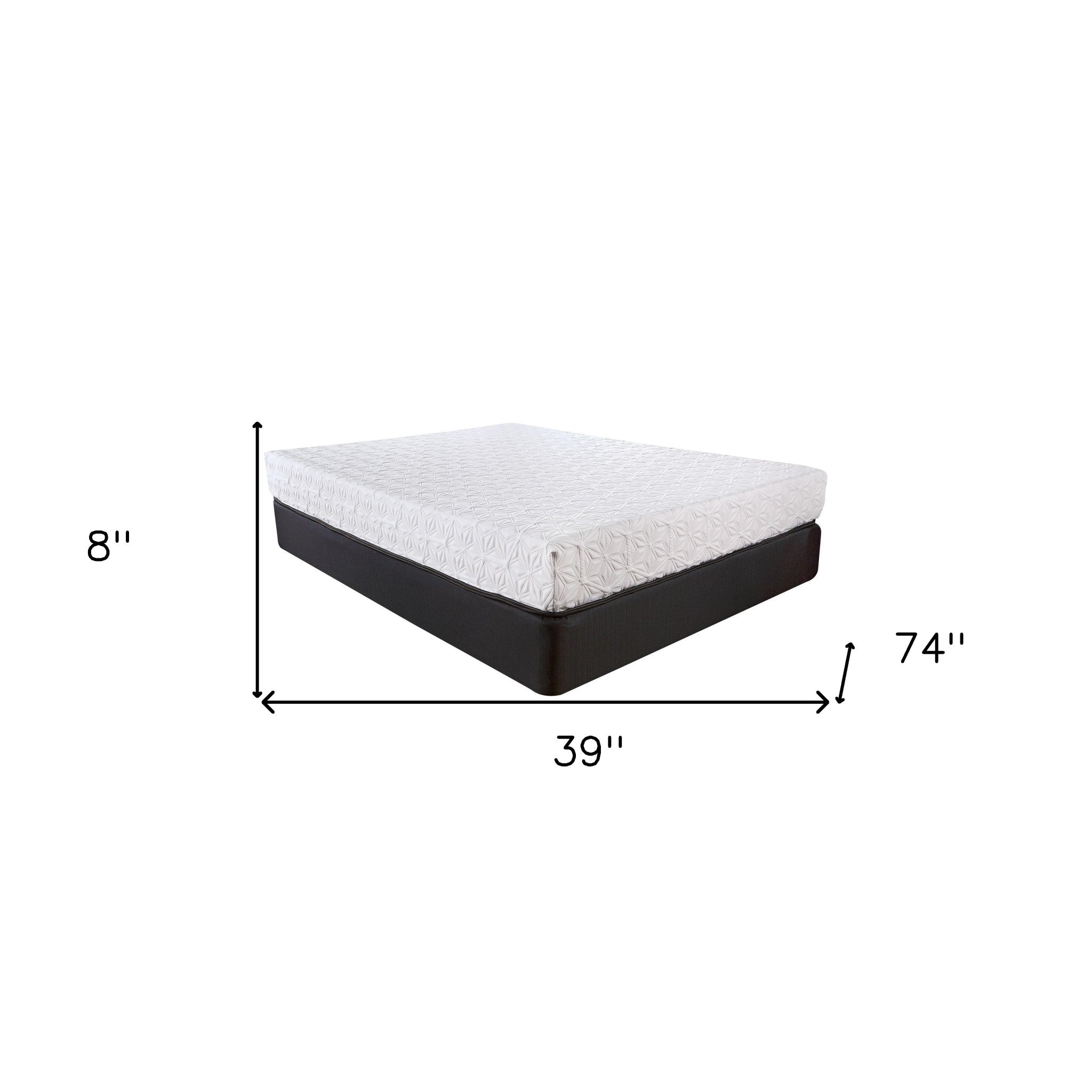 8" Foam Gel Memory Foam Mattress-Foam Mattresses-DECOROLALA