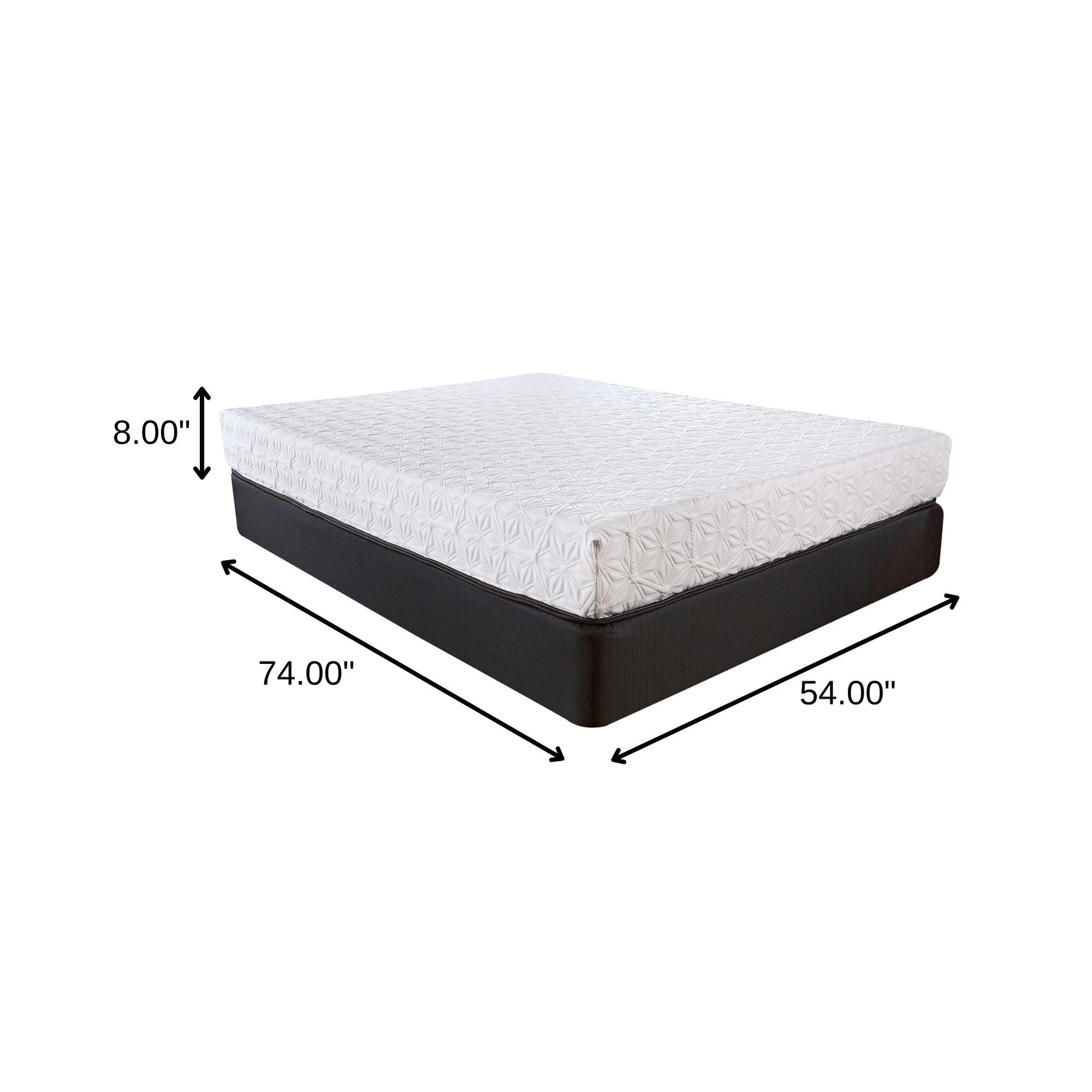 8" Foam Gel Memory Foam Mattress-Foam Mattresses-DECOROLALA