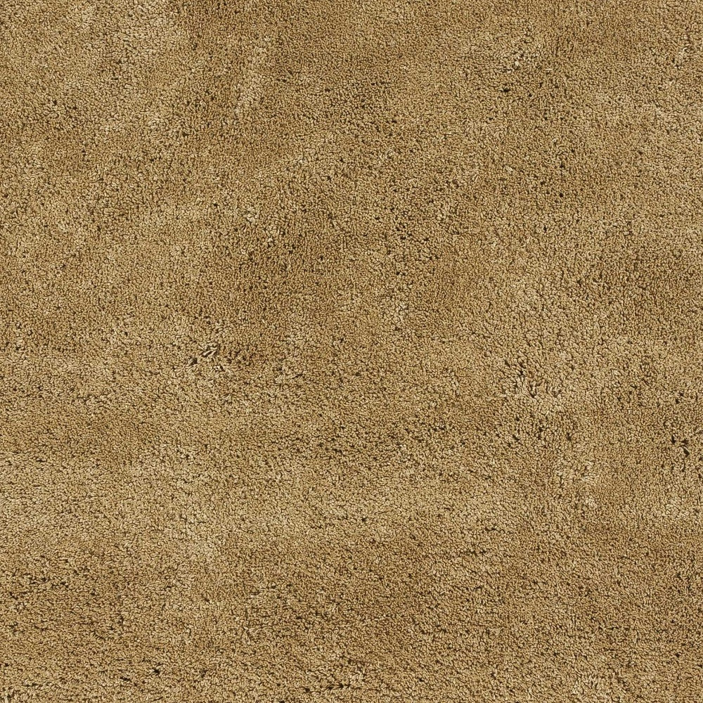 8' Gold Hand Woven Round Rug-Area Rugs-DECOROLALA