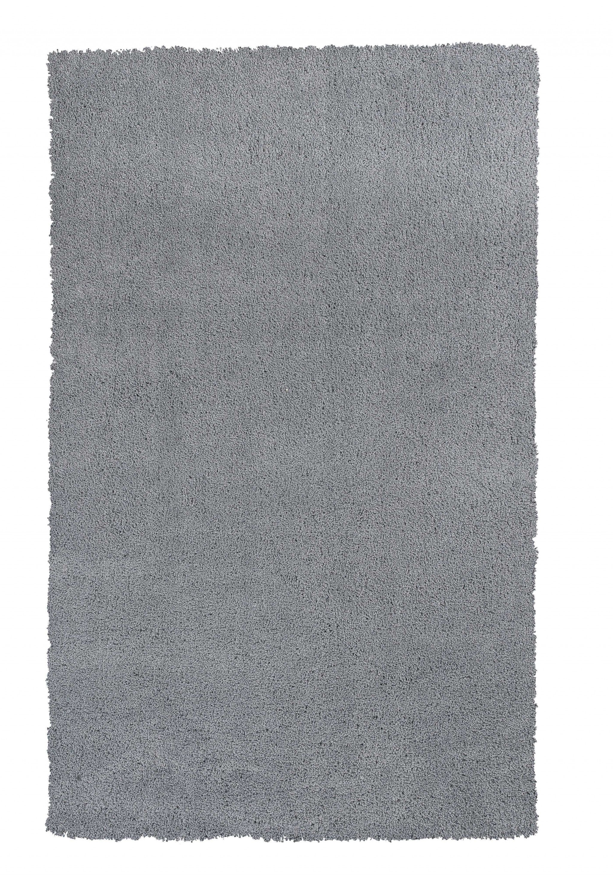 8' Gray Hand Woven Round Rug-Area Rugs-DECOROLALA