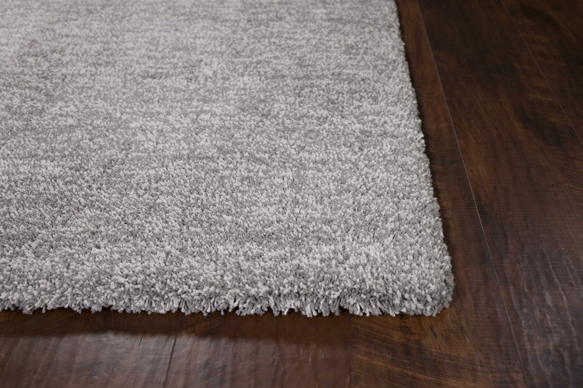 8' Gray Round Hand Woven Area Rug-Area Rugs-DECOROLALA