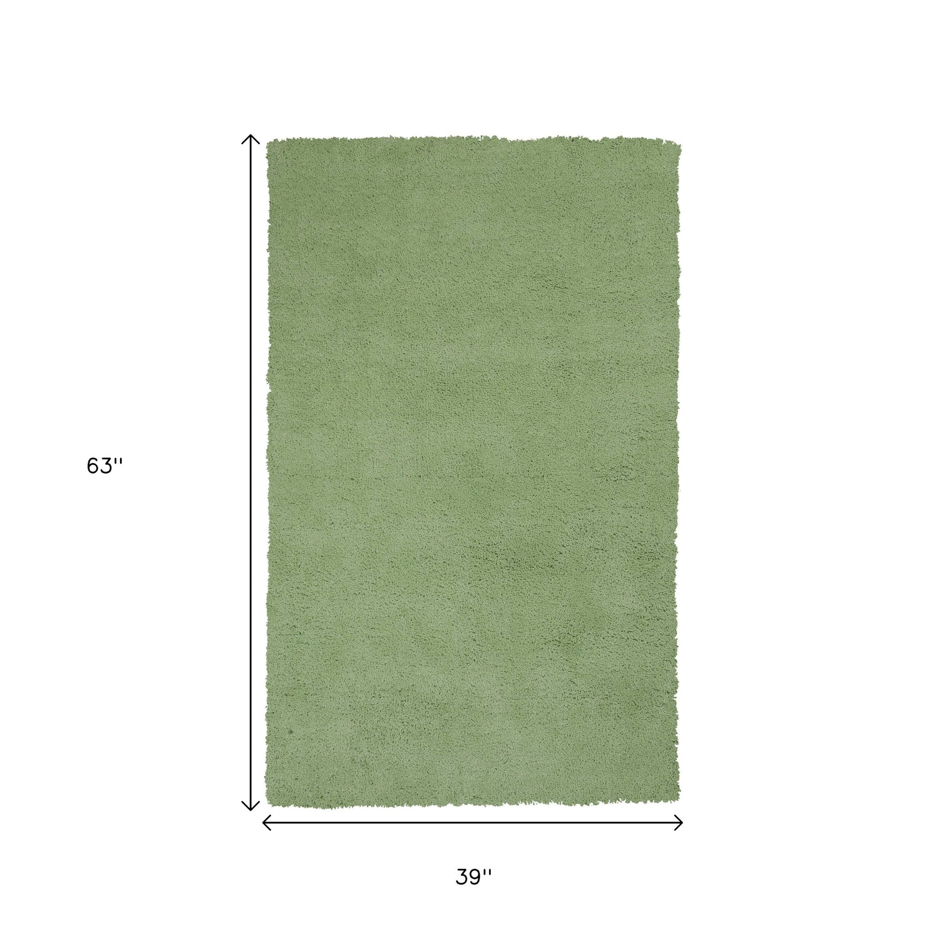 8' Green Round Hand Woven Area Rug-Area Rugs-DECOROLALA