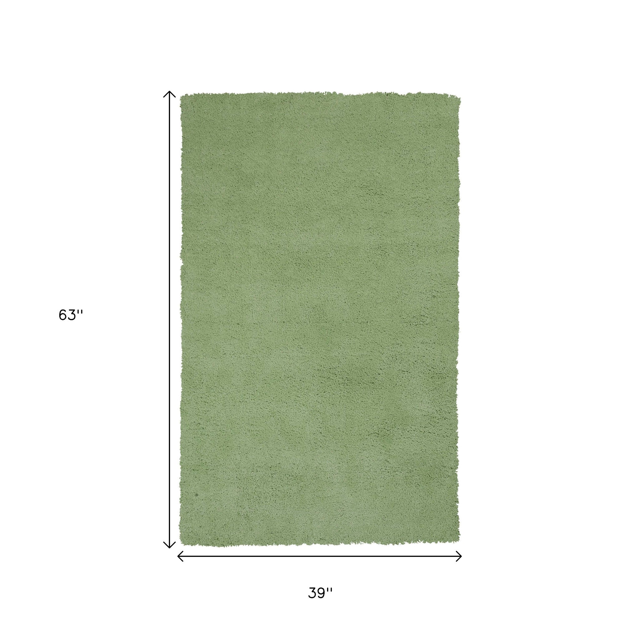 8' Green Round Hand Woven Area Rug-Area Rugs-DECOROLALA