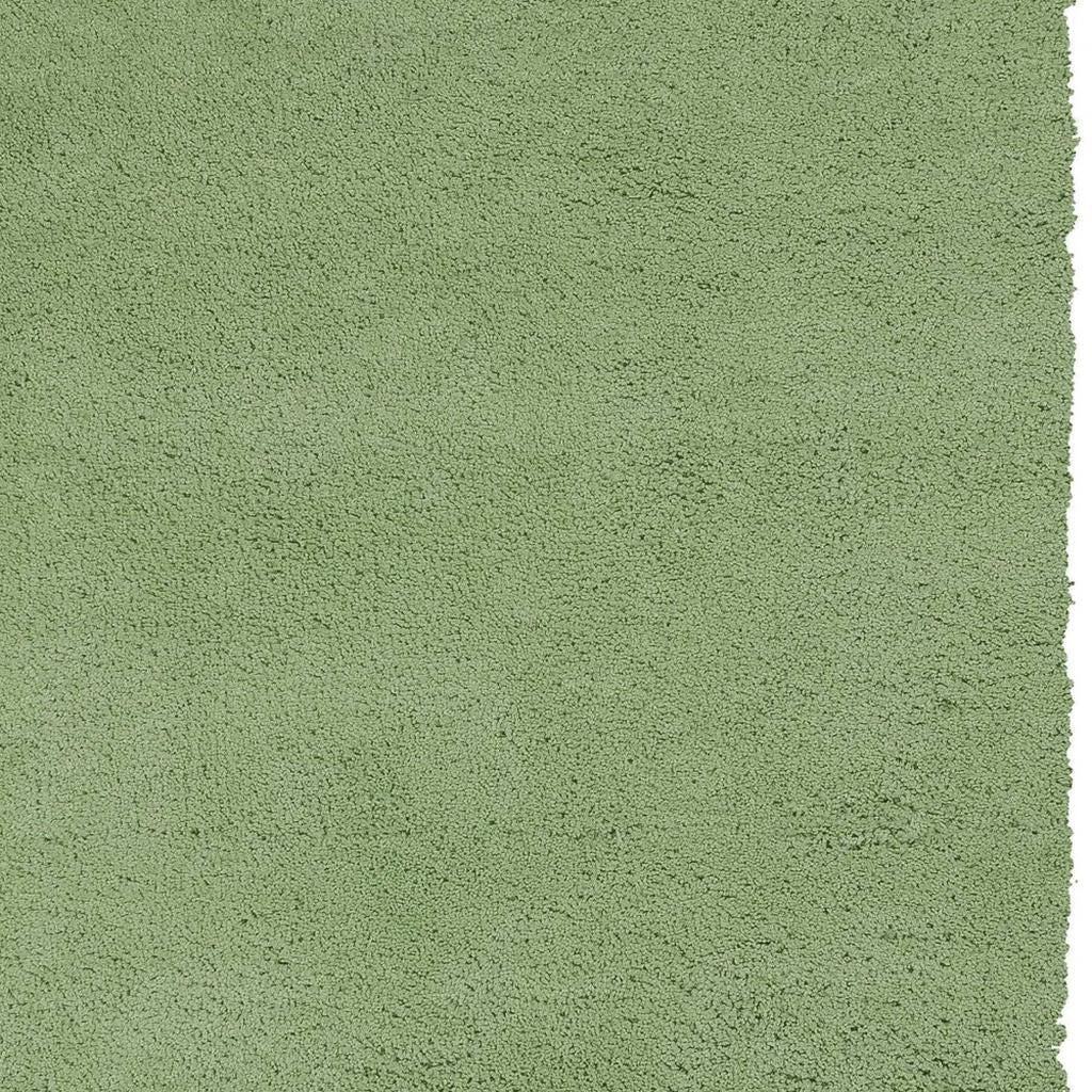 8' Green Round Hand Woven Area Rug-Area Rugs-DECOROLALA