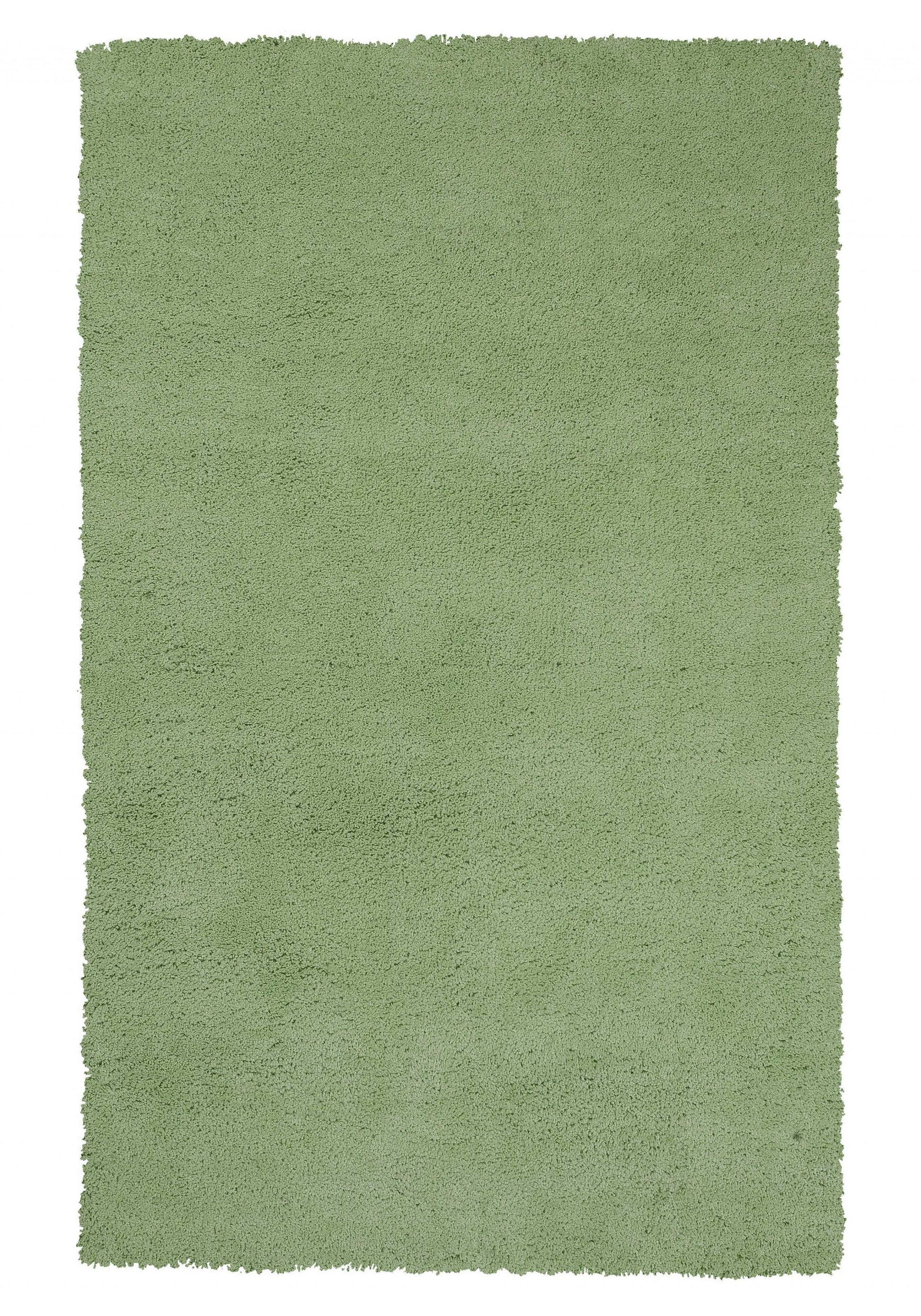 8' Green Round Hand Woven Area Rug-Area Rugs-DECOROLALA