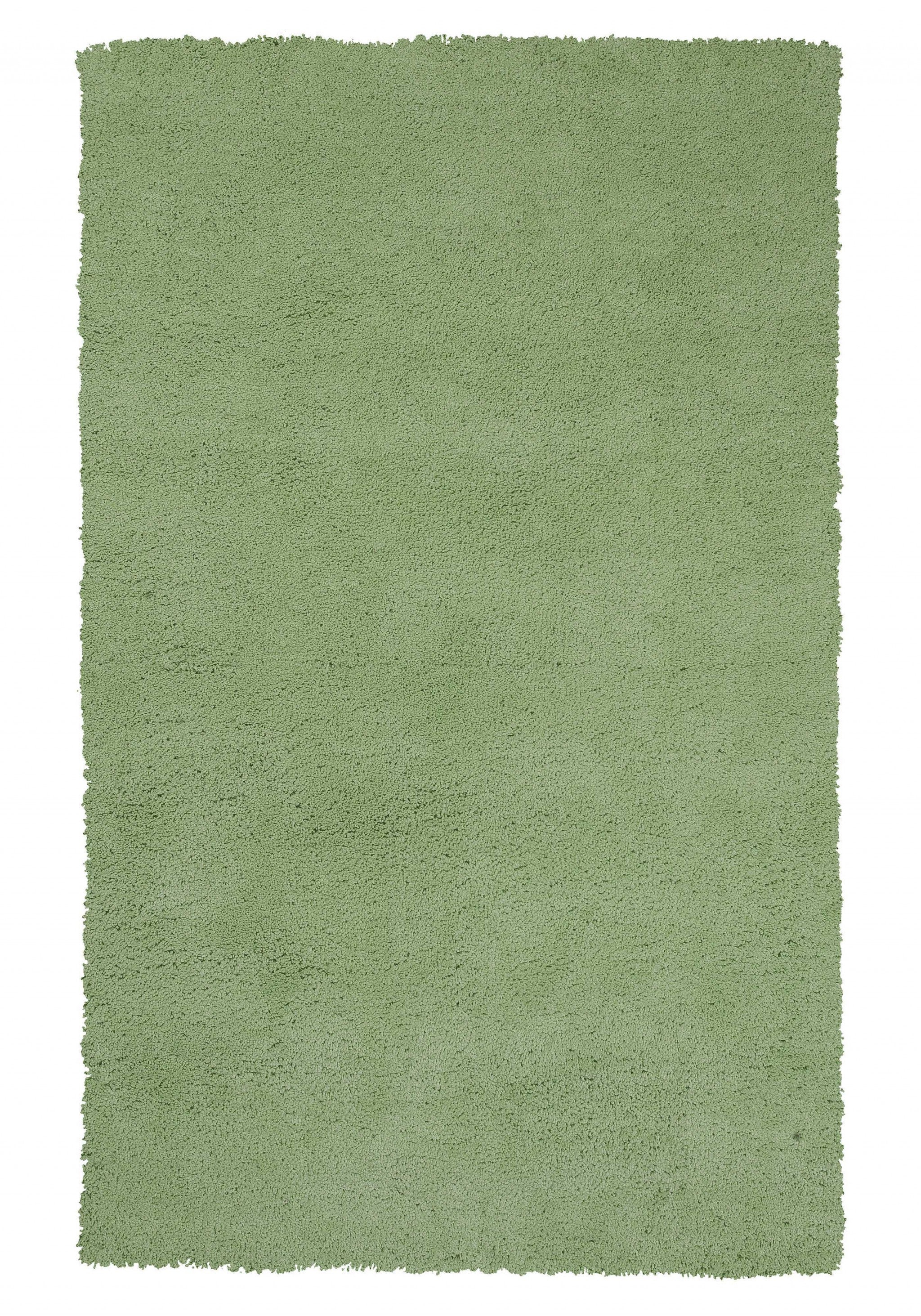 8' Green Round Hand Woven Area Rug-Area Rugs-DECOROLALA