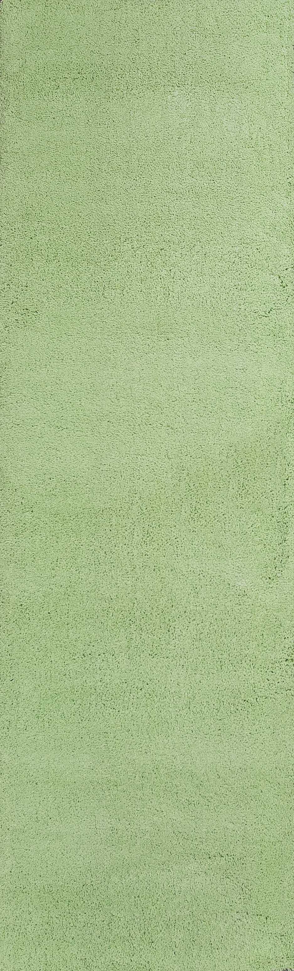 8' Green Round Hand Woven Area Rug-Area Rugs-DECOROLALA