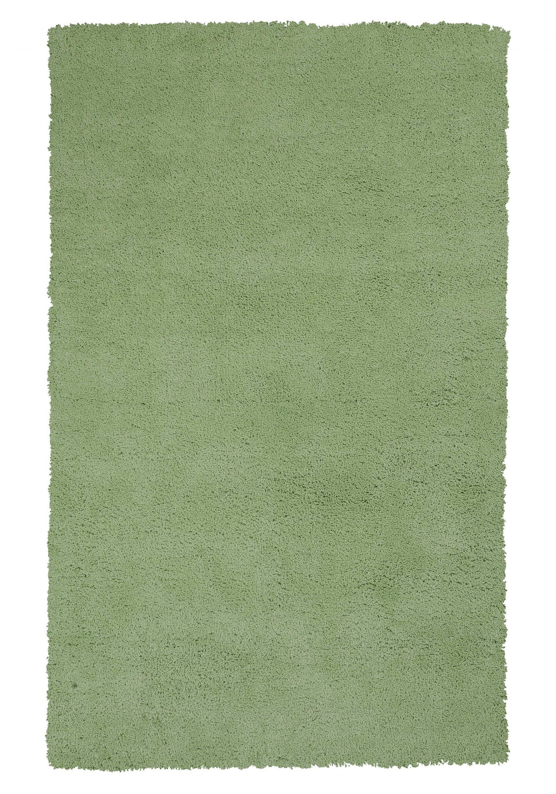 8' Green Round Hand Woven Area Rug-Area Rugs-DECOROLALA