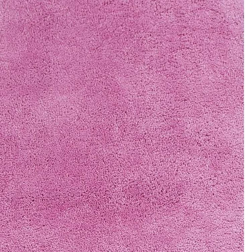 8' Hot Pink Hand Woven Round Rug-Area Rugs-DECOROLALA