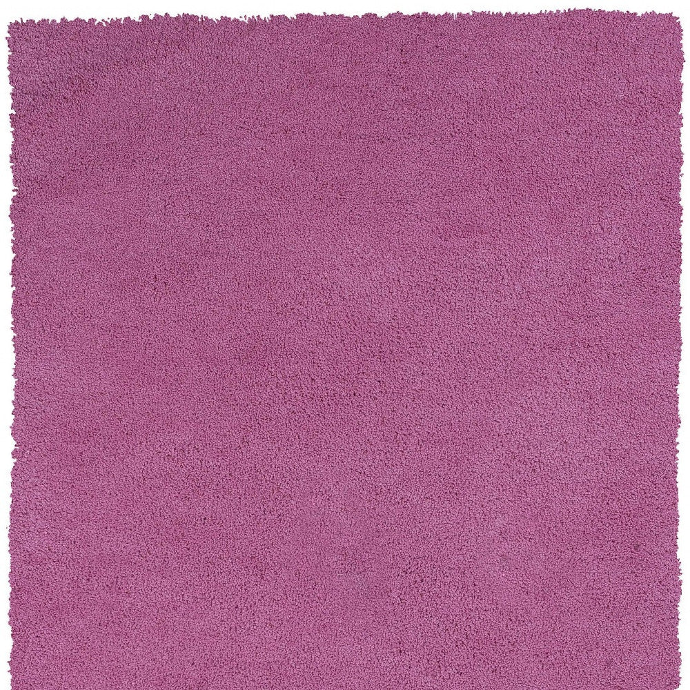 8' Hot Pink Hand Woven Round Rug-Area Rugs-DECOROLALA