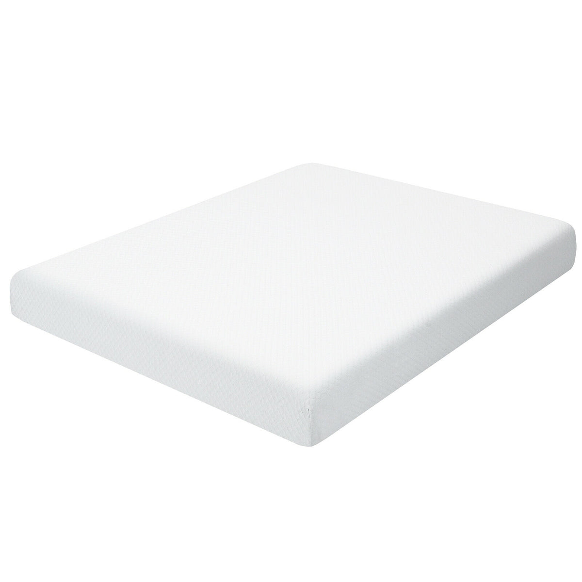 8 Inch Foam Medium Firm Mattress with Jacquard Cover-King Size-Mattresses-DECOROLALA