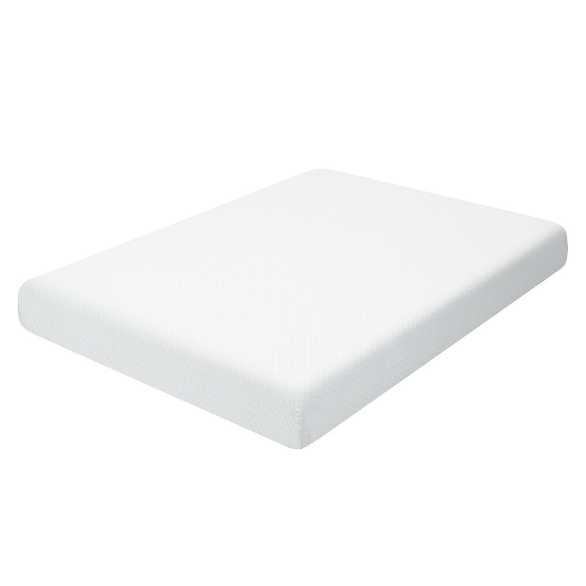 8 Inch Foam Medium Firm Mattress with Jacquard Cover-Queen Size-Mattresses-DECOROLALA