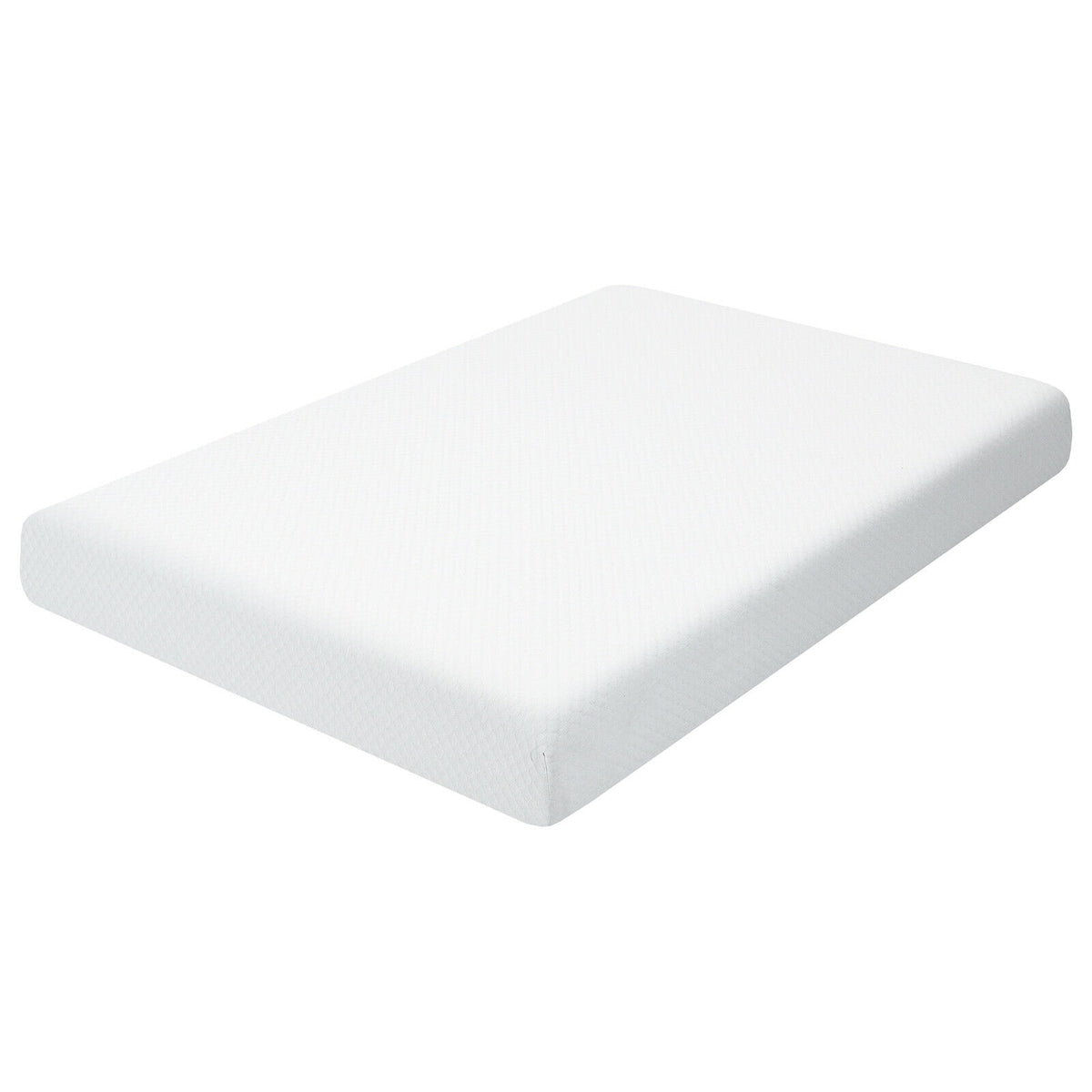 8 Inch Foam Medium Firm Mattress with Jacquard Cover-Twin Size-Mattresses-DECOROLALA