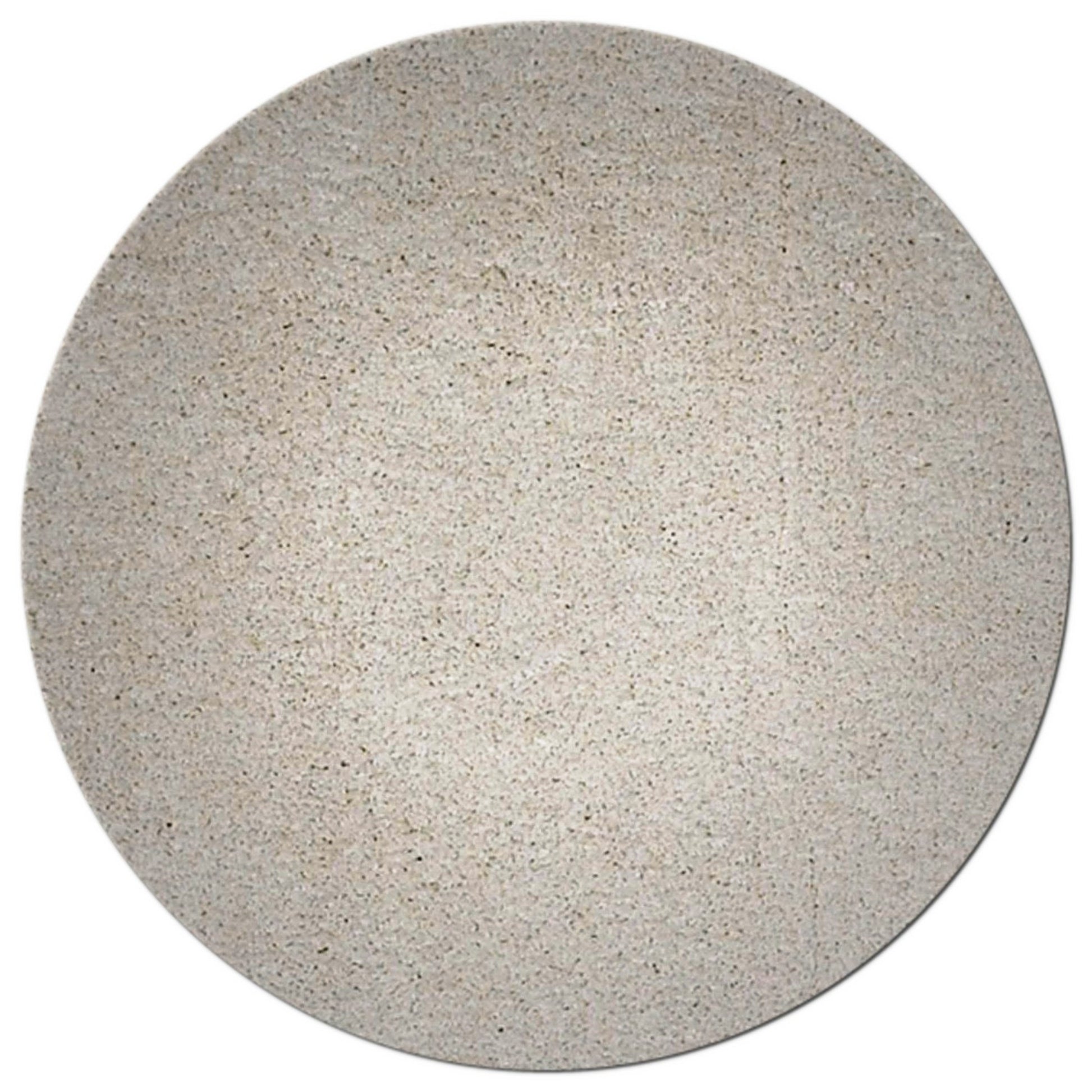 8' Ivory Hand Woven Round Rug-Area Rugs-DECOROLALA