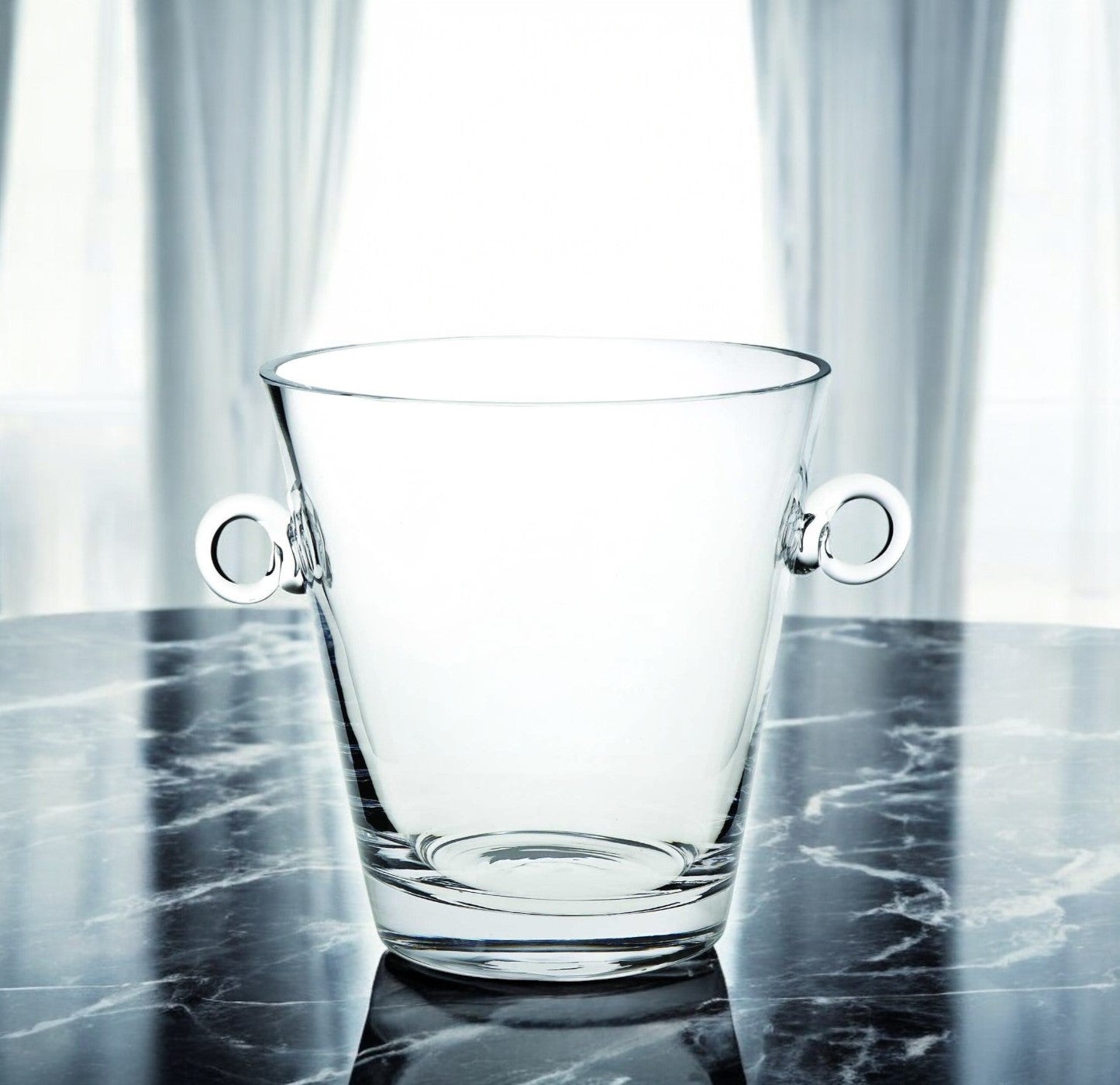 8 Mouth Blown European Glass Ice Bucket Or Cooler-Barware and Drinkware-DECOROLALA