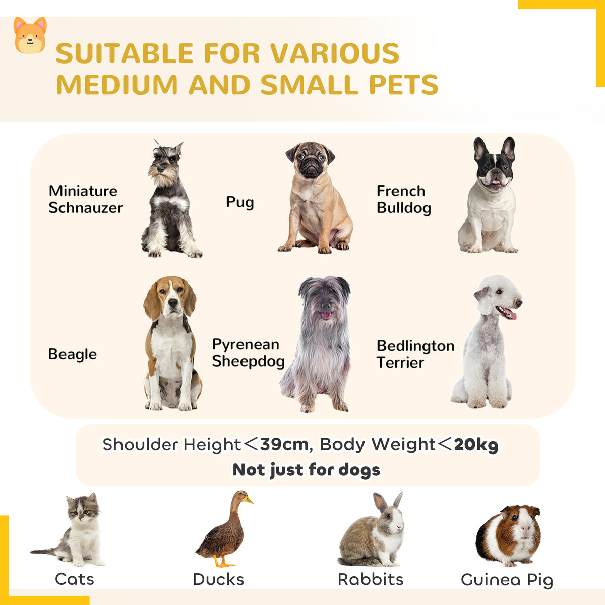8-Panel Foldable Dog Playpen with Bottom Pad & Top Cover, 30" H-Dogs-DECOROLALA