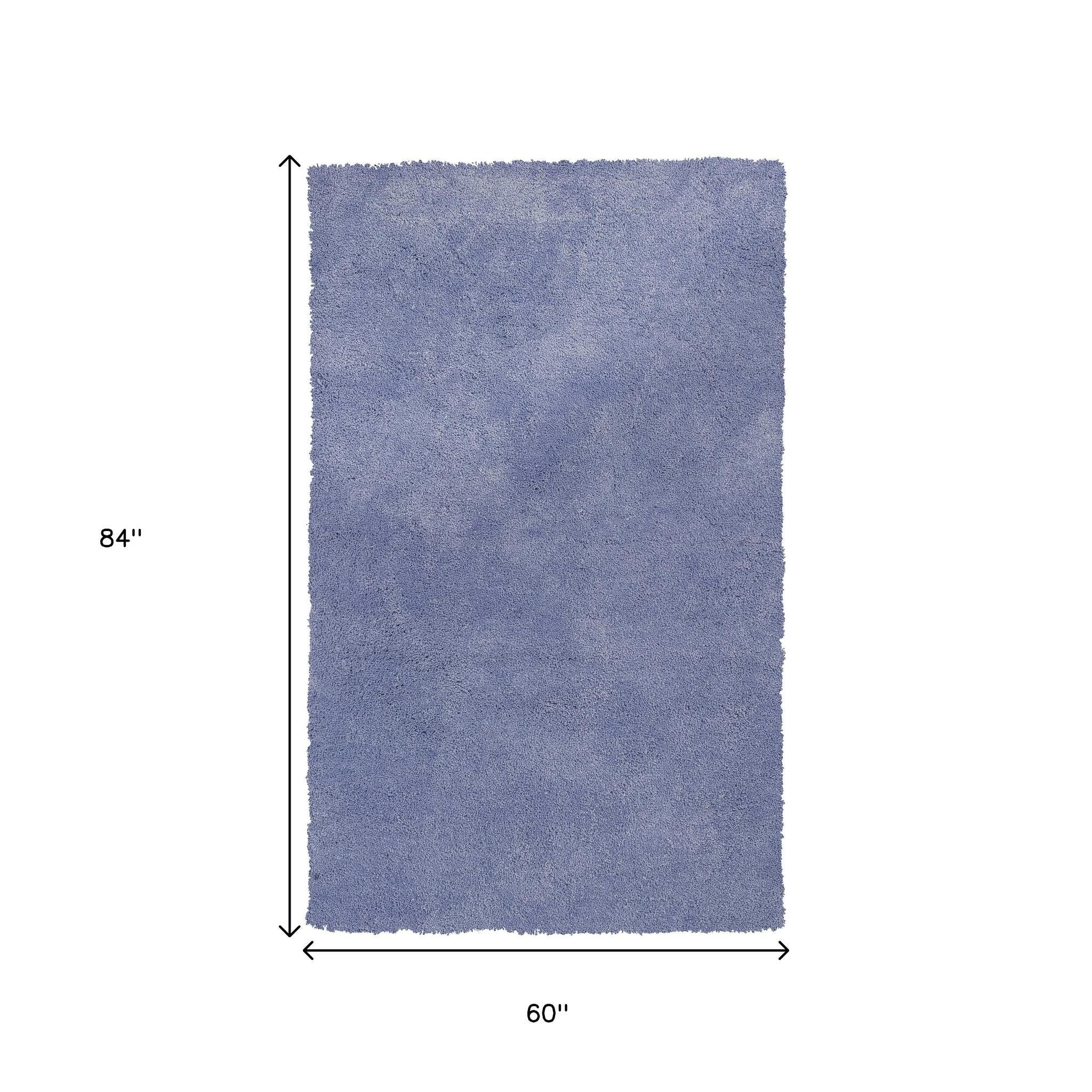 8' Purple Hand Woven Round Rug-Area Rugs-DECOROLALA