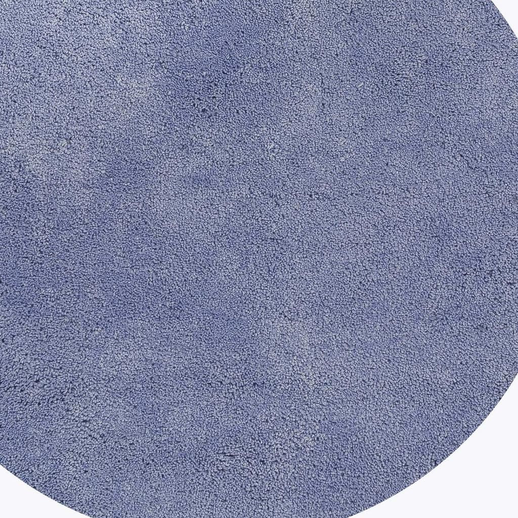 8' Purple Hand Woven Round Rug-Area Rugs-DECOROLALA