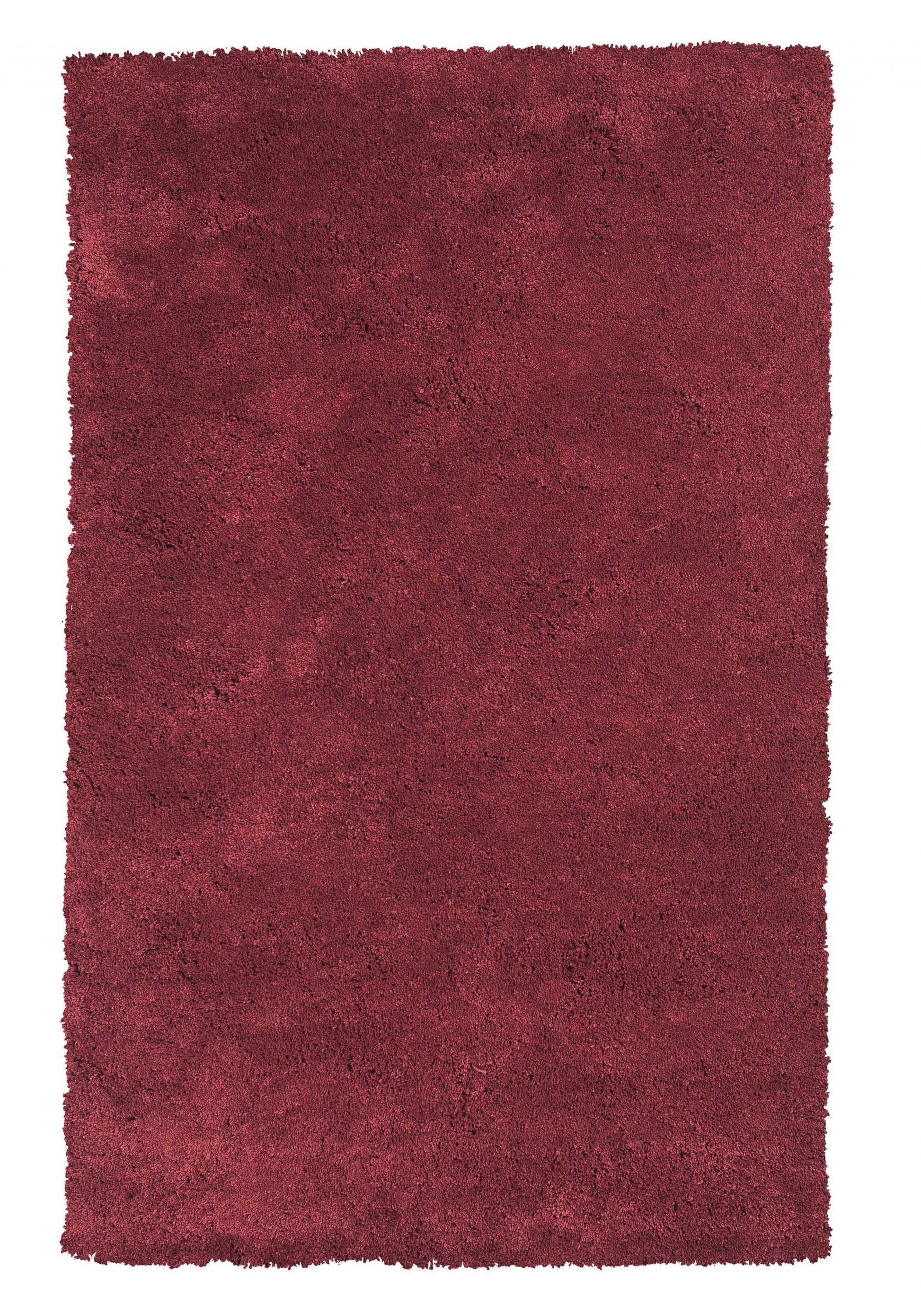 8' Red Hand Woven Round Rug-Area Rugs-DECOROLALA