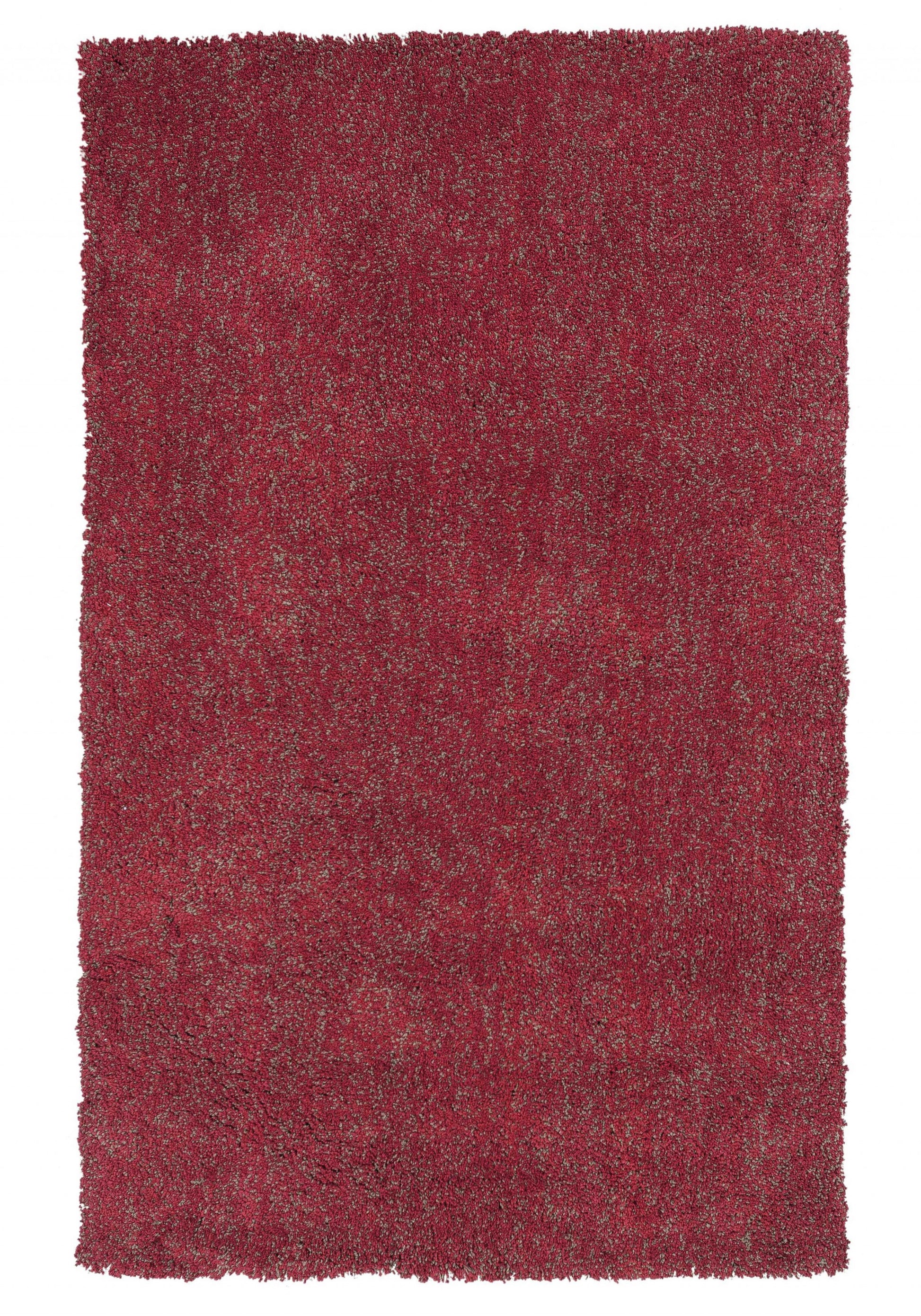 8' Red Hand Woven Round Rug-Area Rugs-DECOROLALA