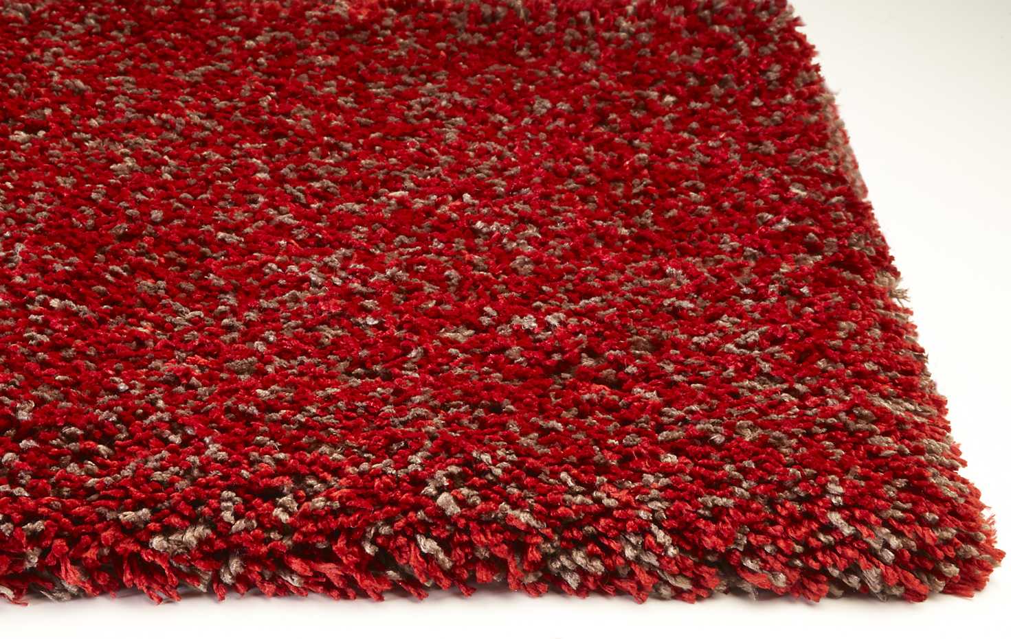 8' Red Hand Woven Round Rug-Area Rugs-DECOROLALA