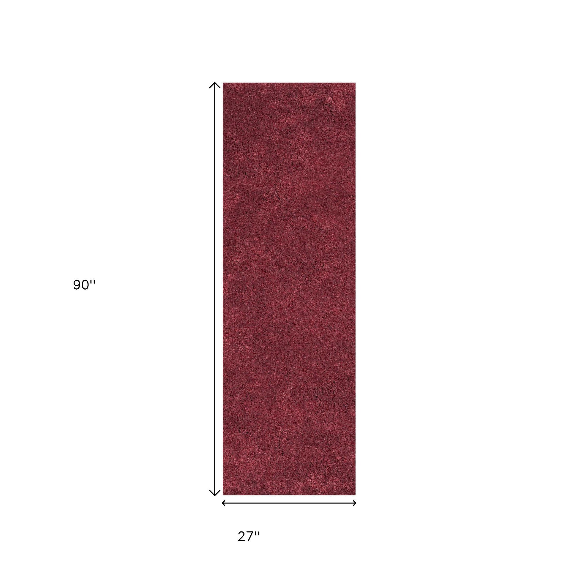 8' Red Hand Woven Round Rug-Area Rugs-DECOROLALA