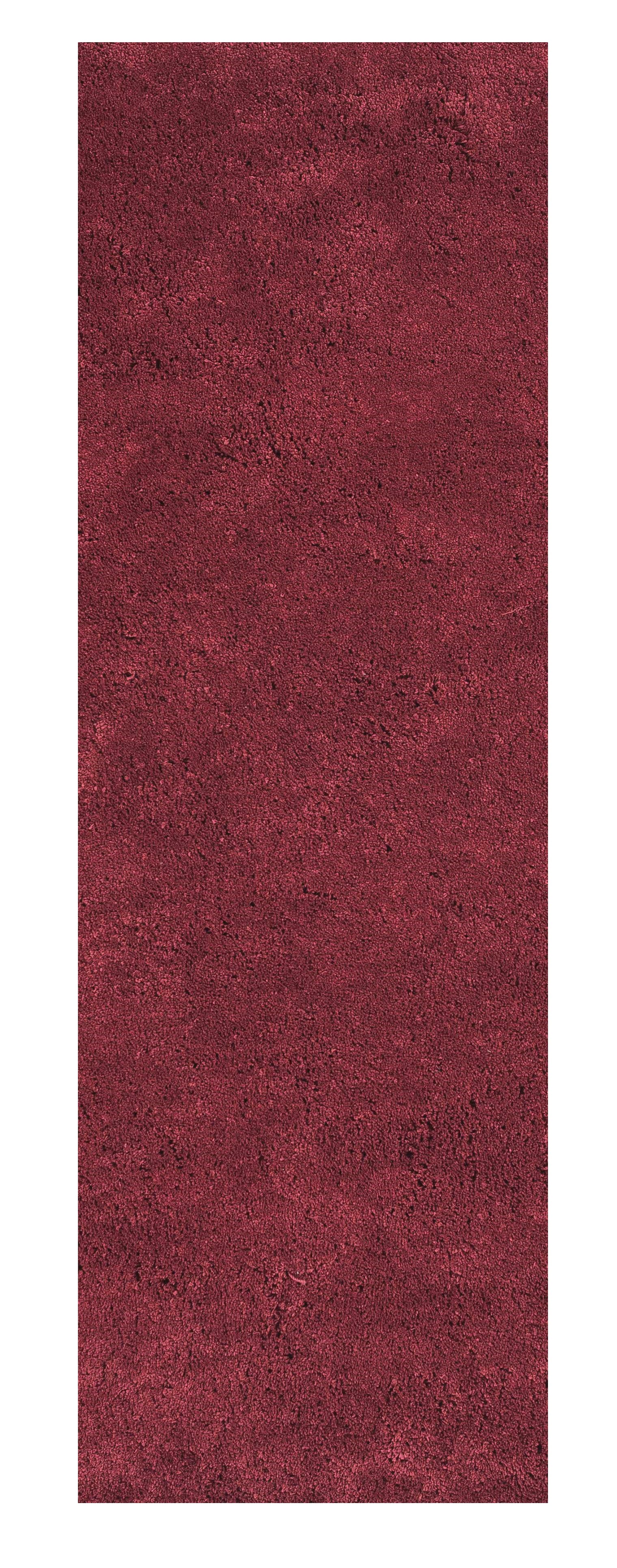 8' Red Hand Woven Round Rug-Area Rugs-DECOROLALA