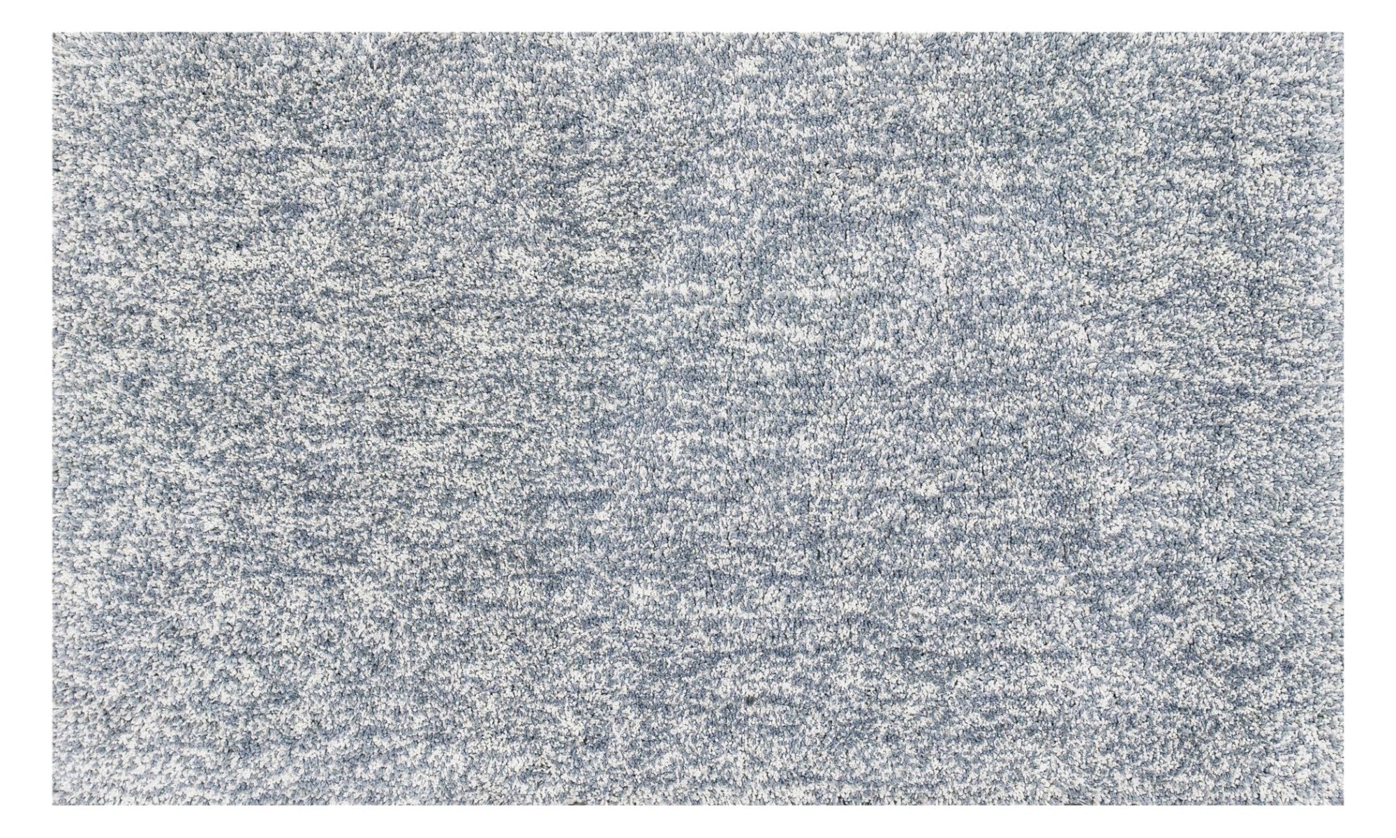 8' Slate Blue And Ivory Abstract Hand Woven Round Rug-Area Rugs-DECOROLALA