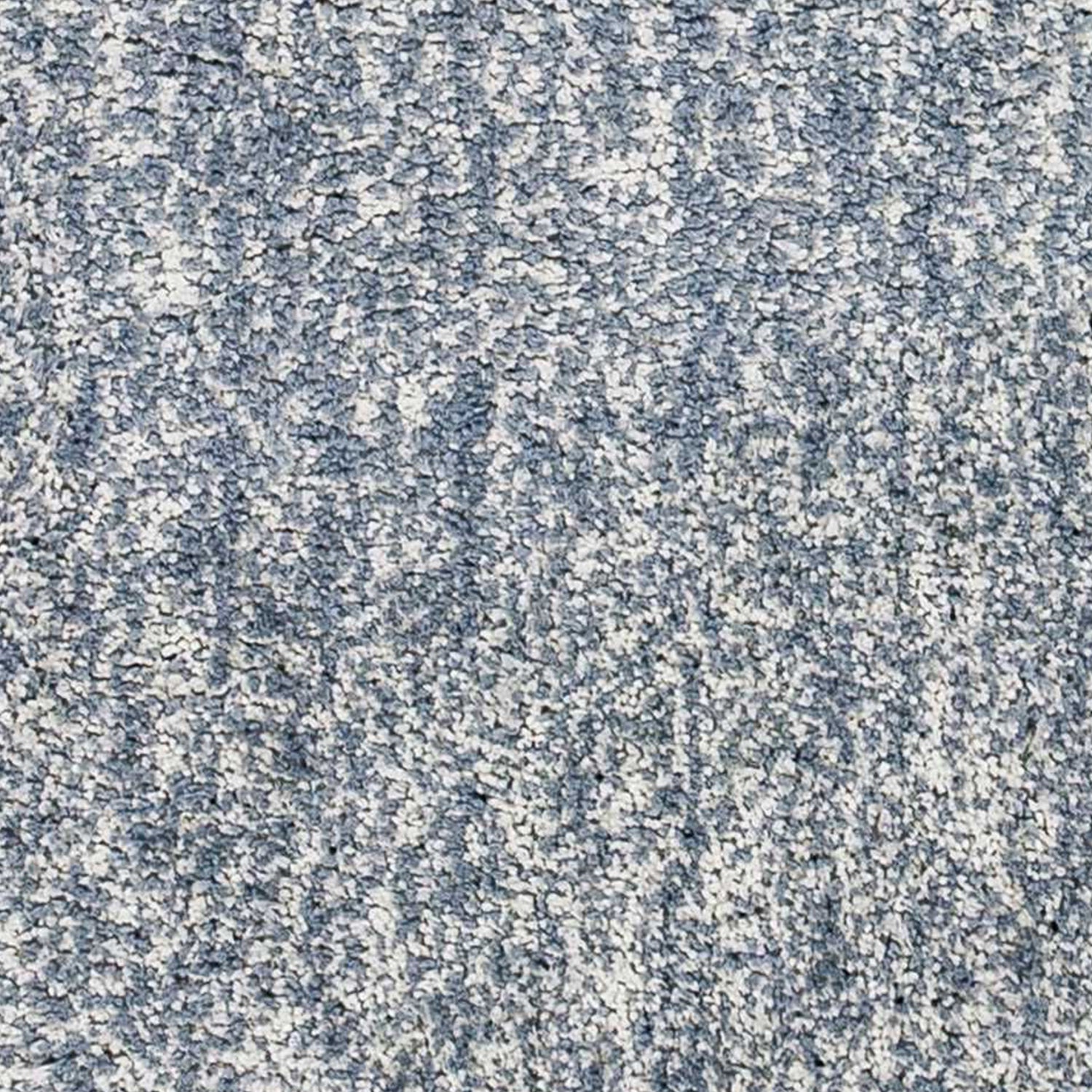 8' Slate Blue And Ivory Abstract Hand Woven Round Rug-Area Rugs-DECOROLALA