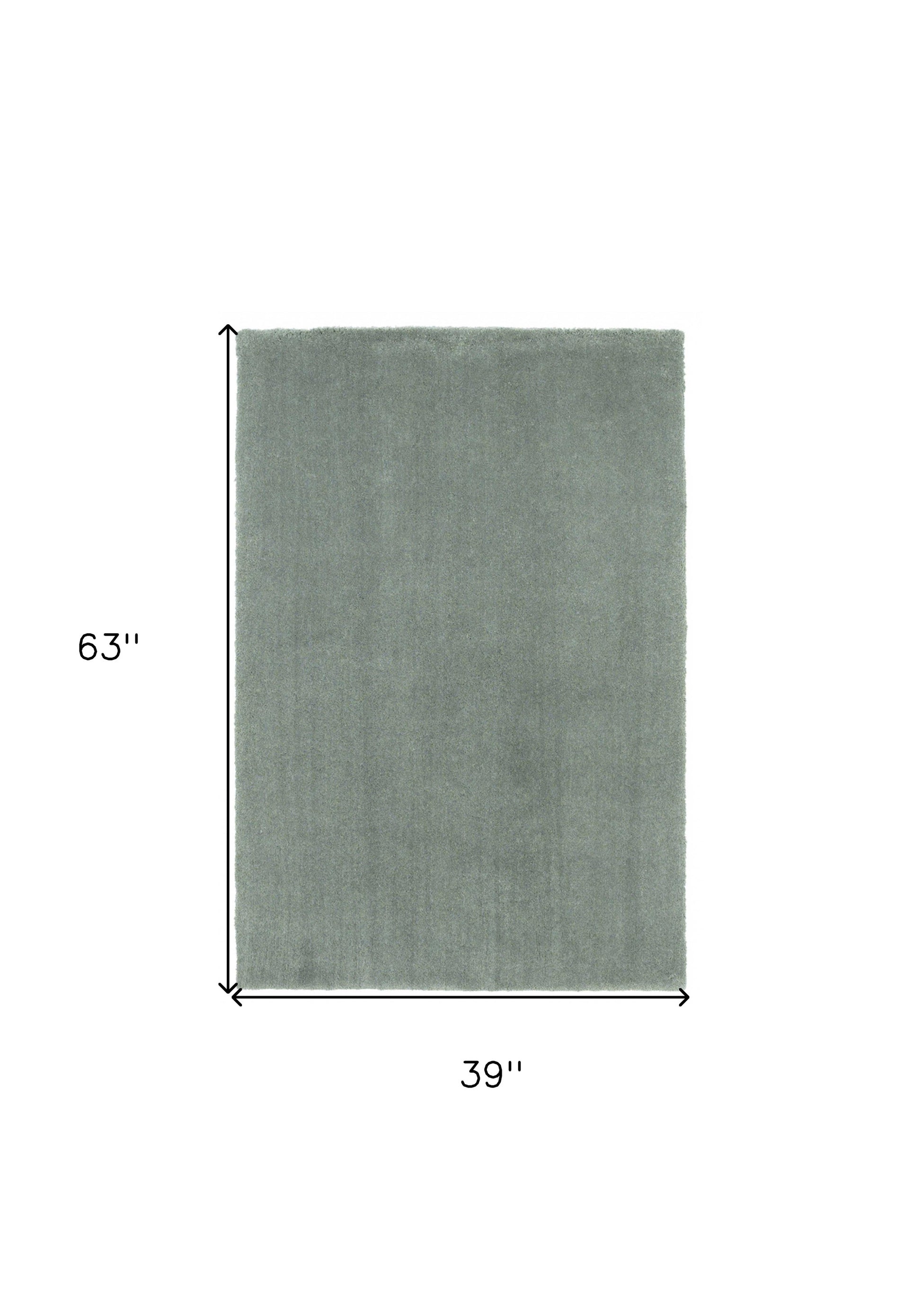 8' Slate Blue Hand Woven Round Rug-Area Rugs-DECOROLALA