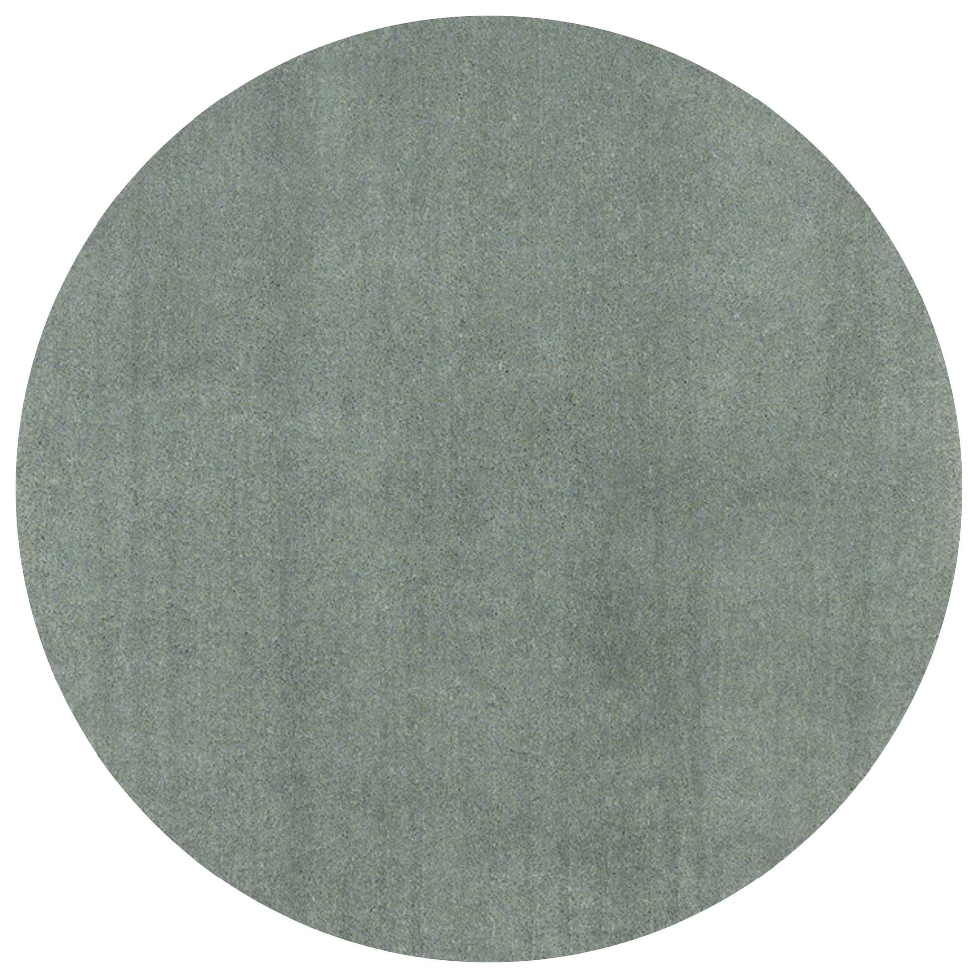 8' Slate Blue Hand Woven Round Rug-Area Rugs-DECOROLALA