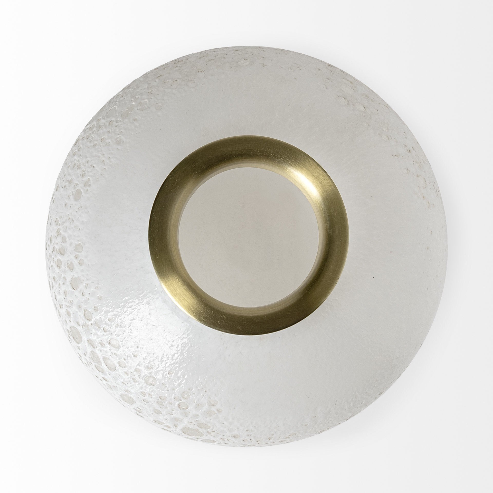 8" White Abstract Cylinder Crystal Glass Table Vase-Vases-DECOROLALA