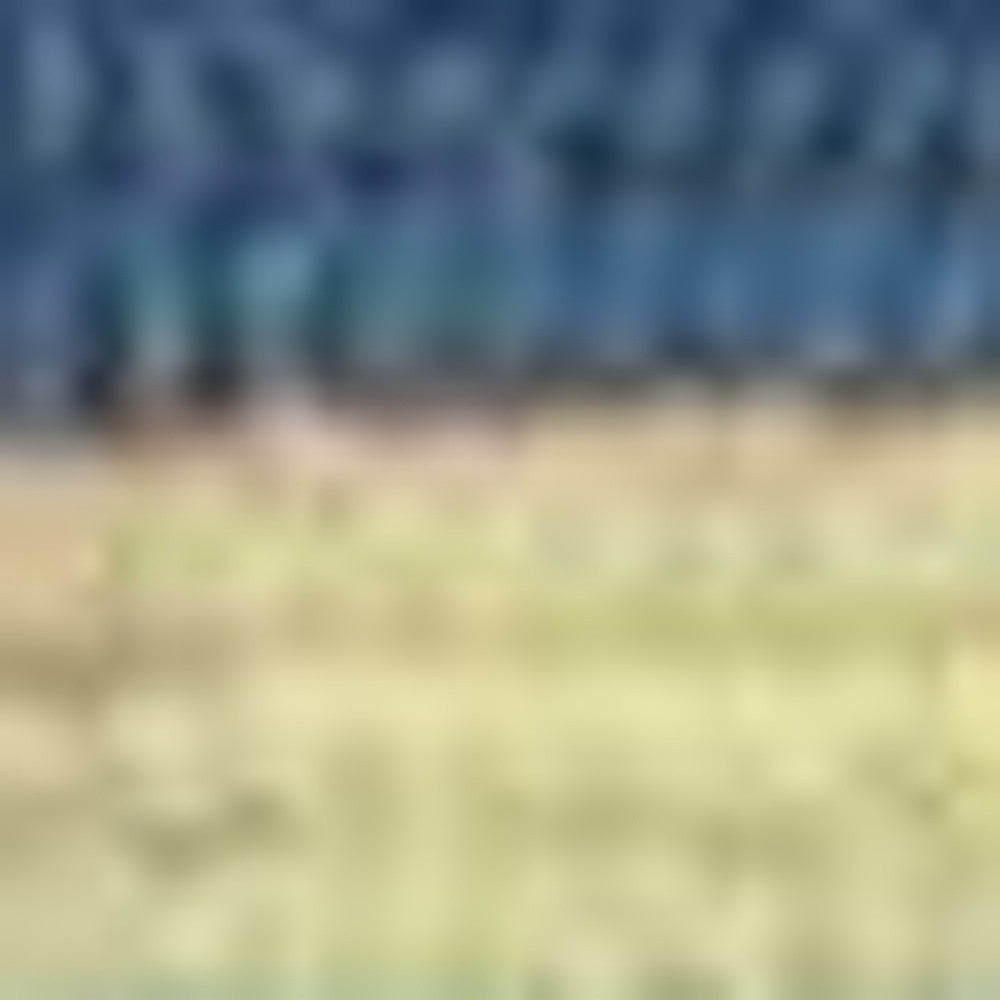 8' X 10' Blue Striped Handmade Indoor Outdoor Area Rug-Outdoor Rugs-DECOROLALA