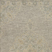 8' X 10' Blue Wool Hand Tufted Area Rug-Area Rugs-DECOROLALA